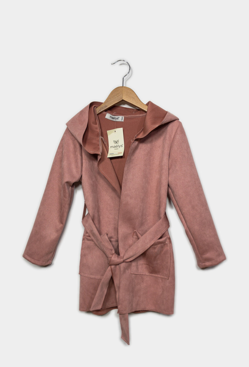 Mayorista IDEAL OUTFIT - Chaleco de ante encapuchado
