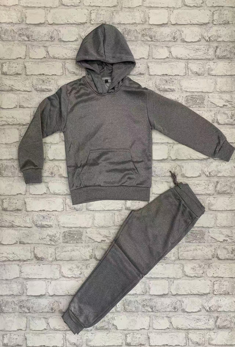 Grossiste JUNIOR CITY - Ensembles garçon hiver Gris Clair Chiné