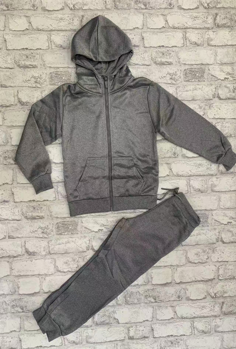 Grossiste JUNIOR CITY - Ensembles garçon hiver Gris Clair Chiné