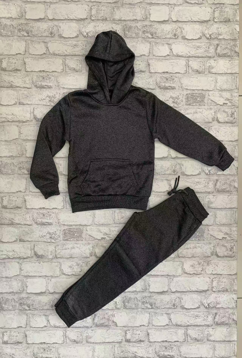 Grossiste JUNIOR CITY - Ensembles garçon hiver Gris Foncé Chiné