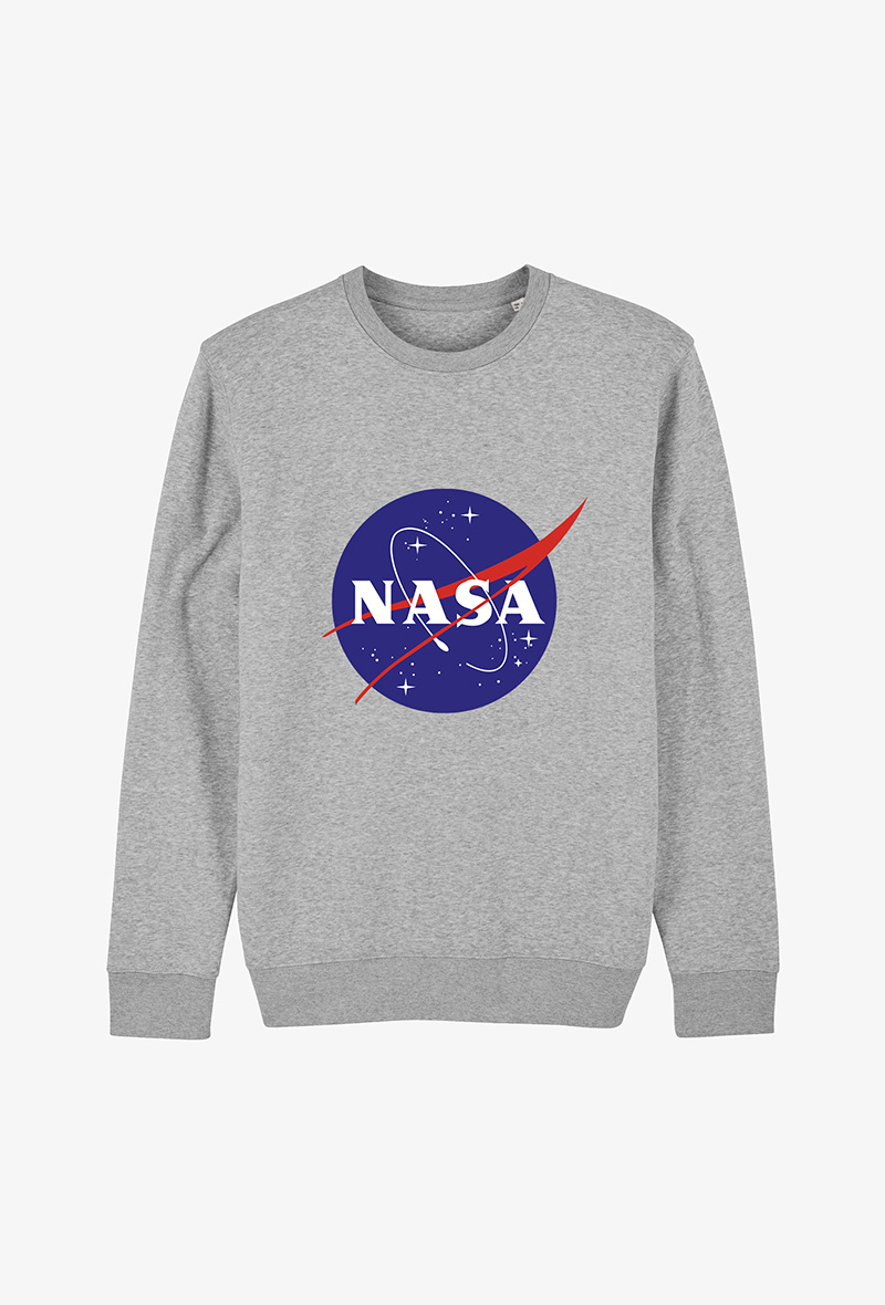 Grossiste Kapsul - Sweat Gris  - Nasa Bleu