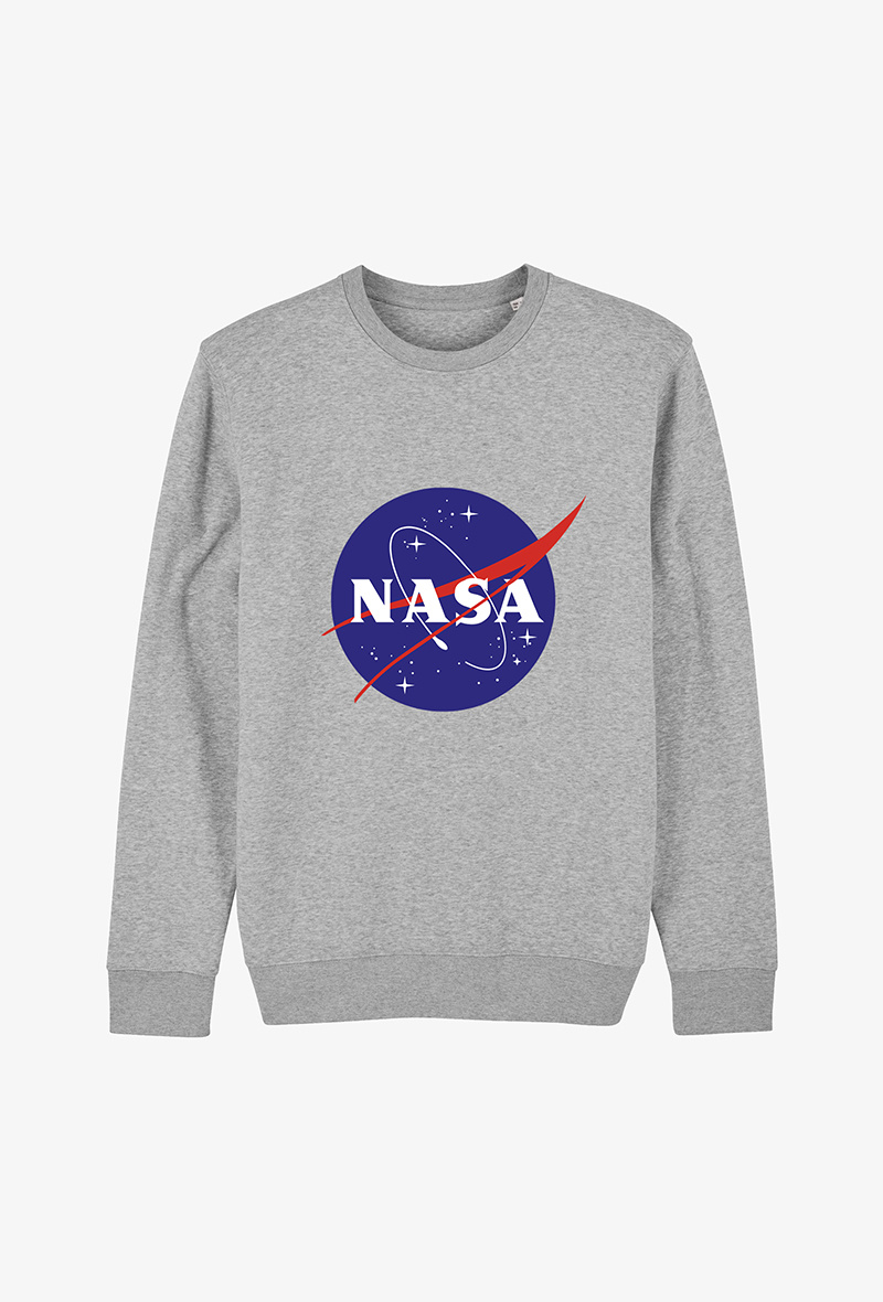 Grossiste Kapsul - Sweat Gris  - Nasa Bleu