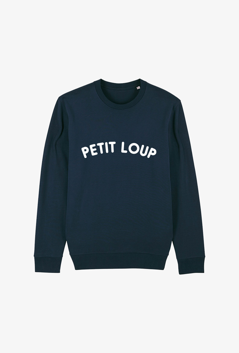 Grossiste Kapsul - Sweat enfant Marine - Petit loup