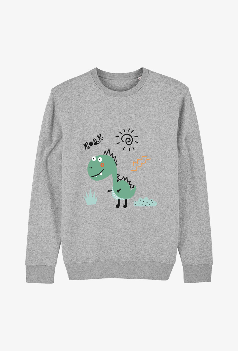 Grossiste Kapsul - Sweat enfant Gris - Roar