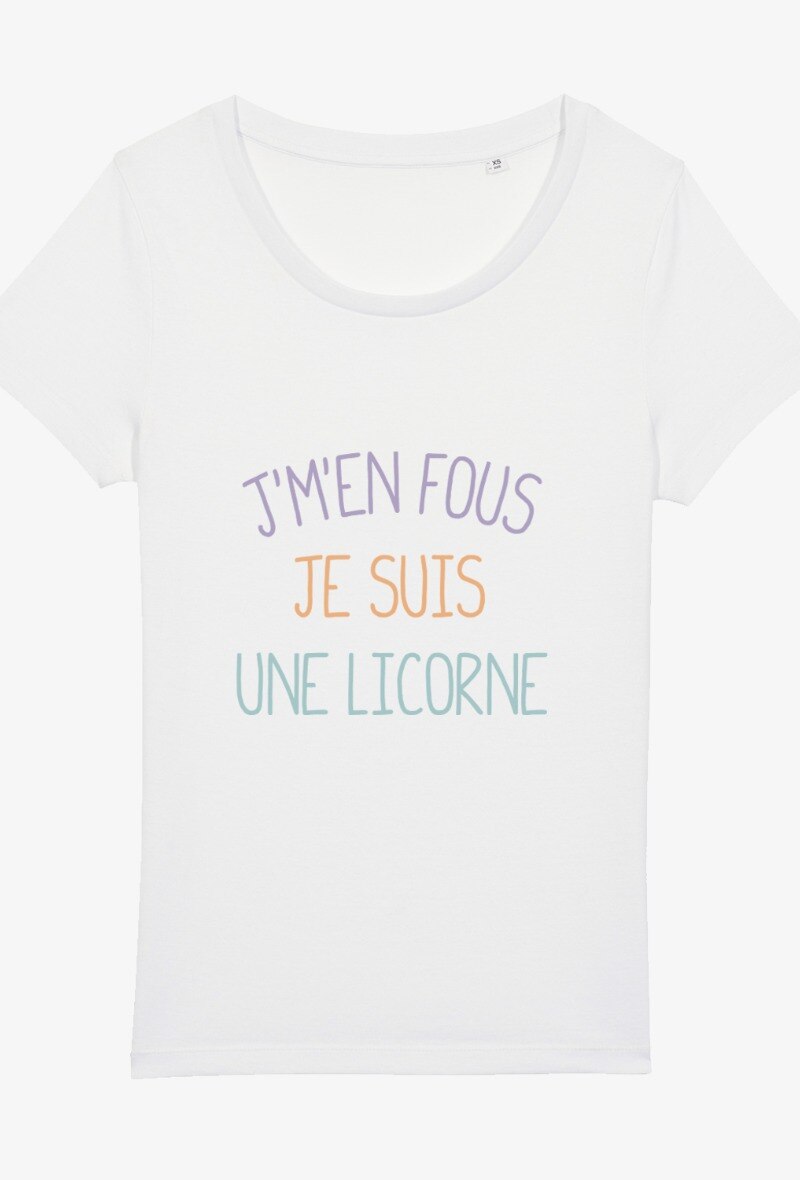 Grossista Kapsul - T-shirt Bambino - Me ne frego, sono un unicorno