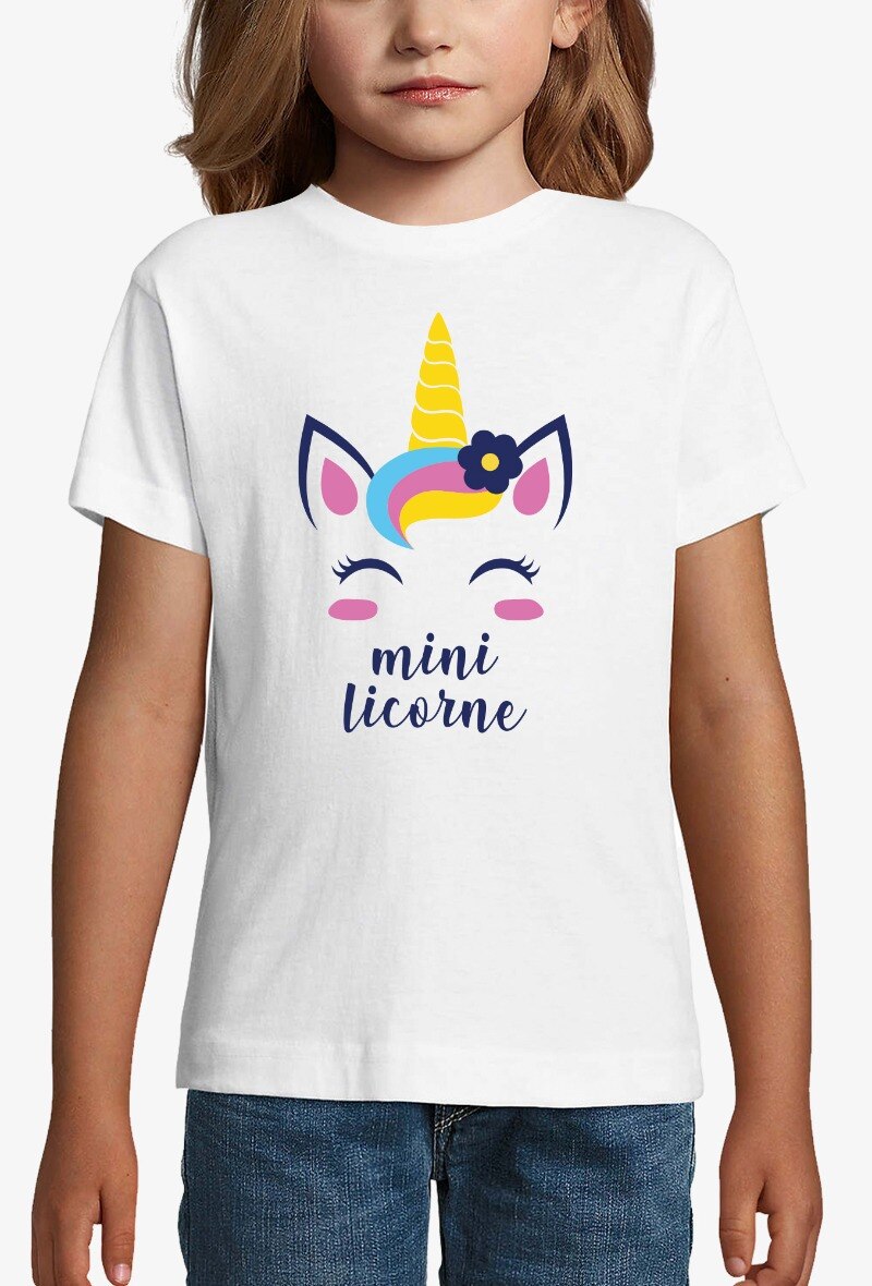 Grossista Kapsul - Maglietta bambina - Mini unicorno