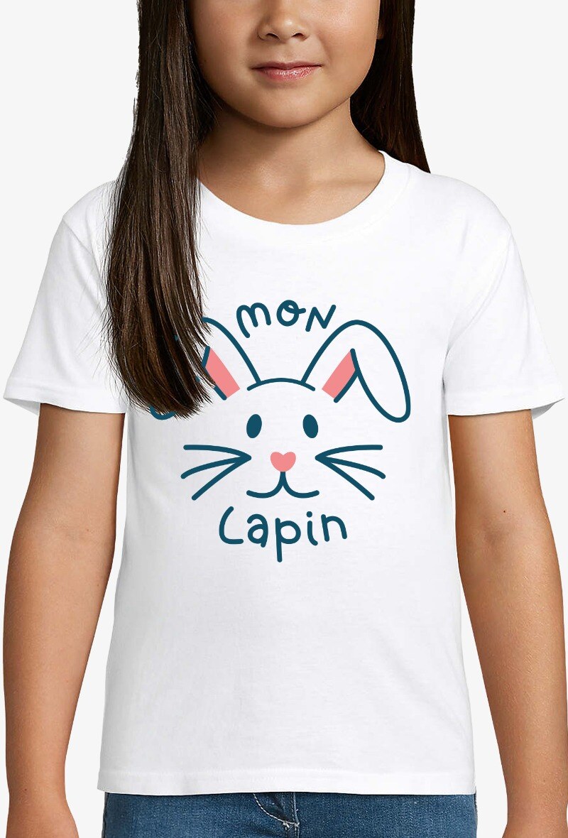 Wholesaler Kapsul - T-shirt  enfant - Mon lapin