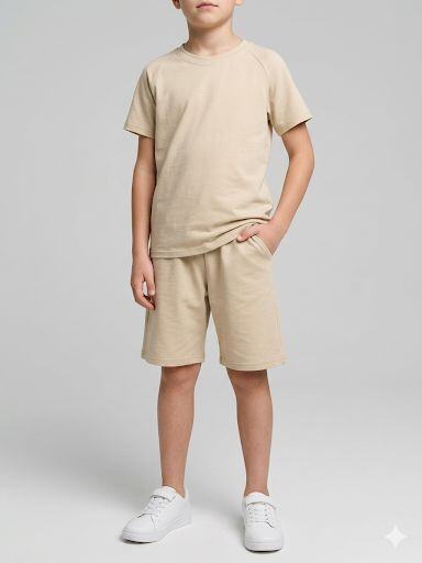 Großhändler Kayenne - Kinder-Shorts und T-Shirt-Set