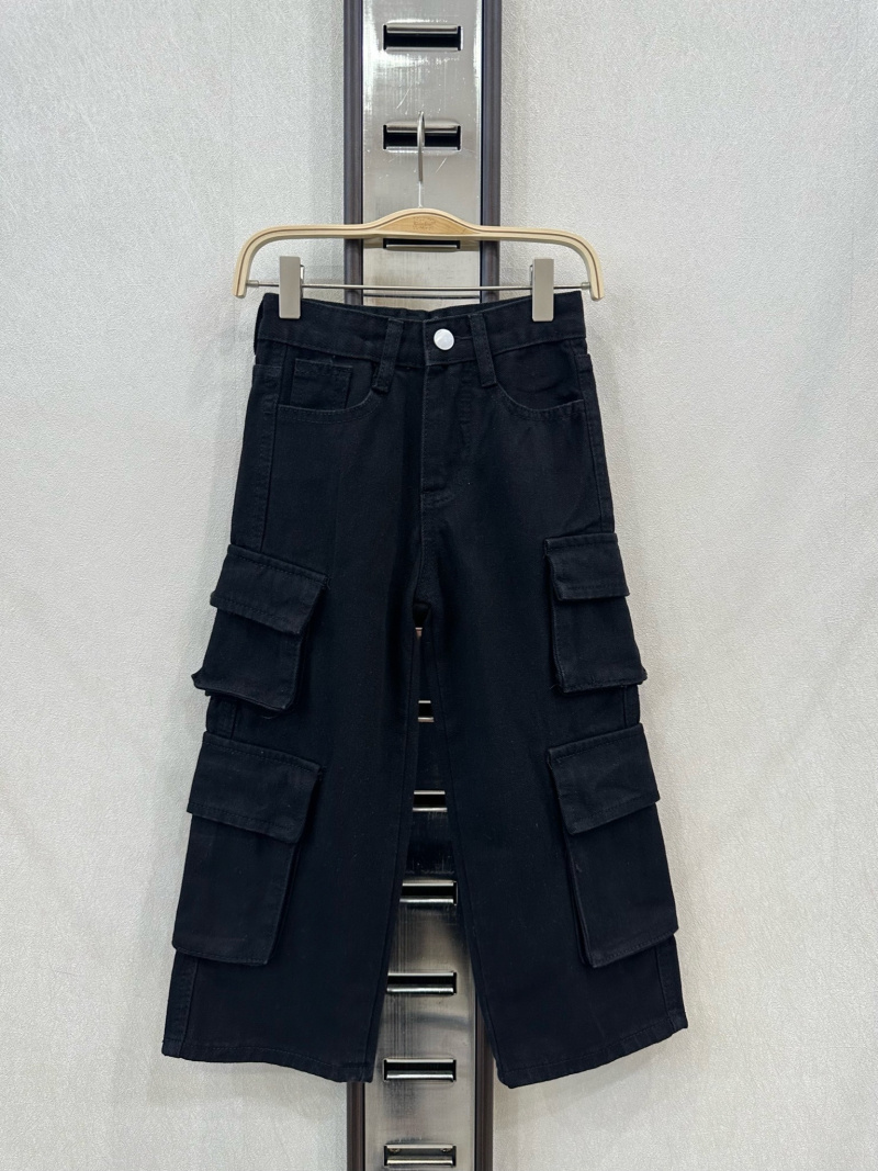 Wholesaler KIDS STAR - Kid's denim cargo pants with multiple pockets