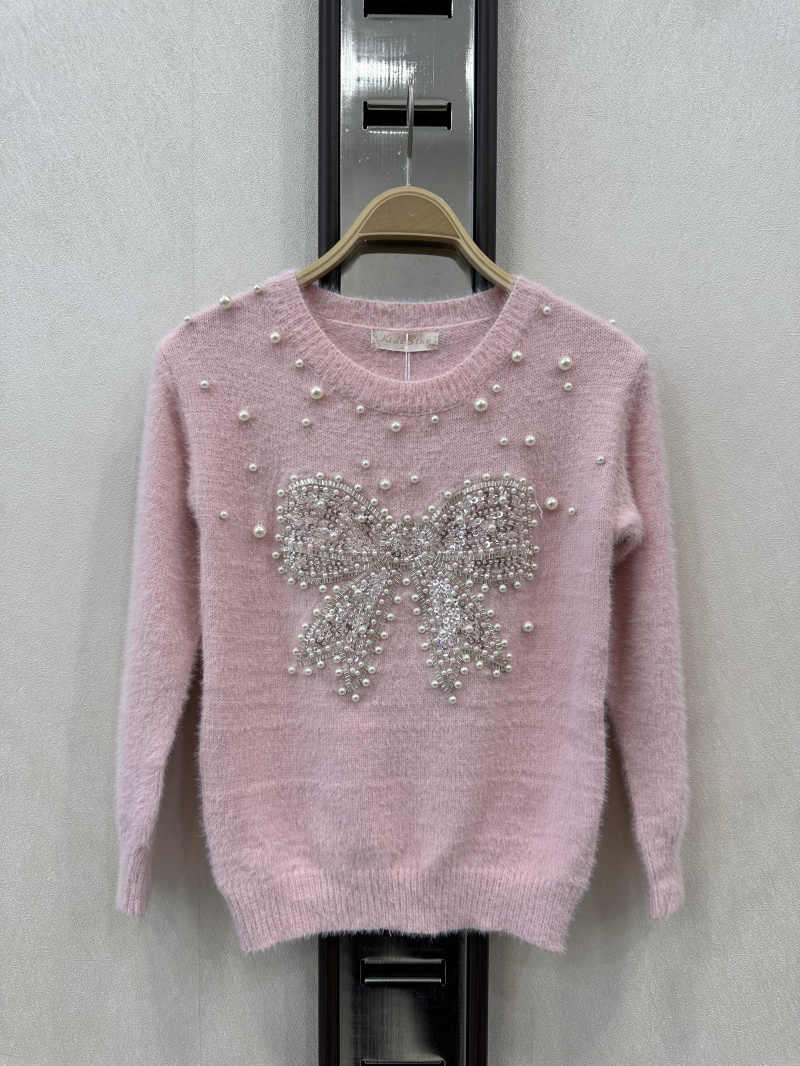 Großhändler KIDS STAR - Eleganter Pullover mit Strasssteinen