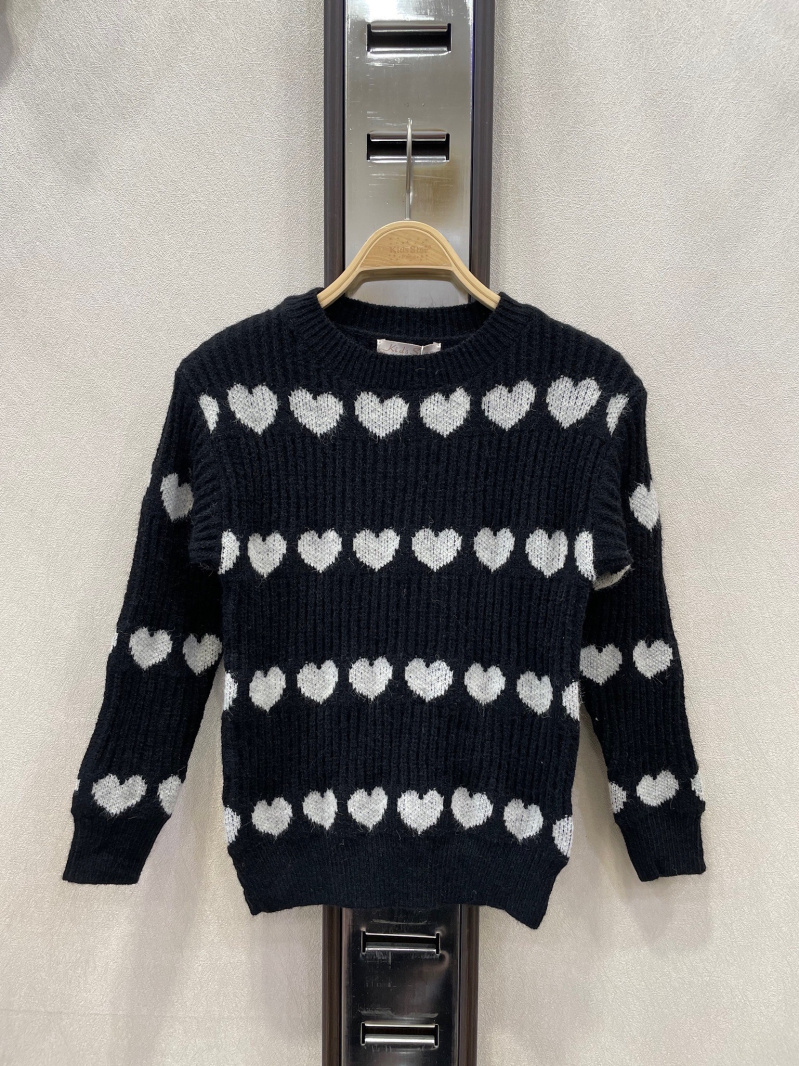 Großhändler KIDS STAR - Pullover mit geprägten Herzmustern