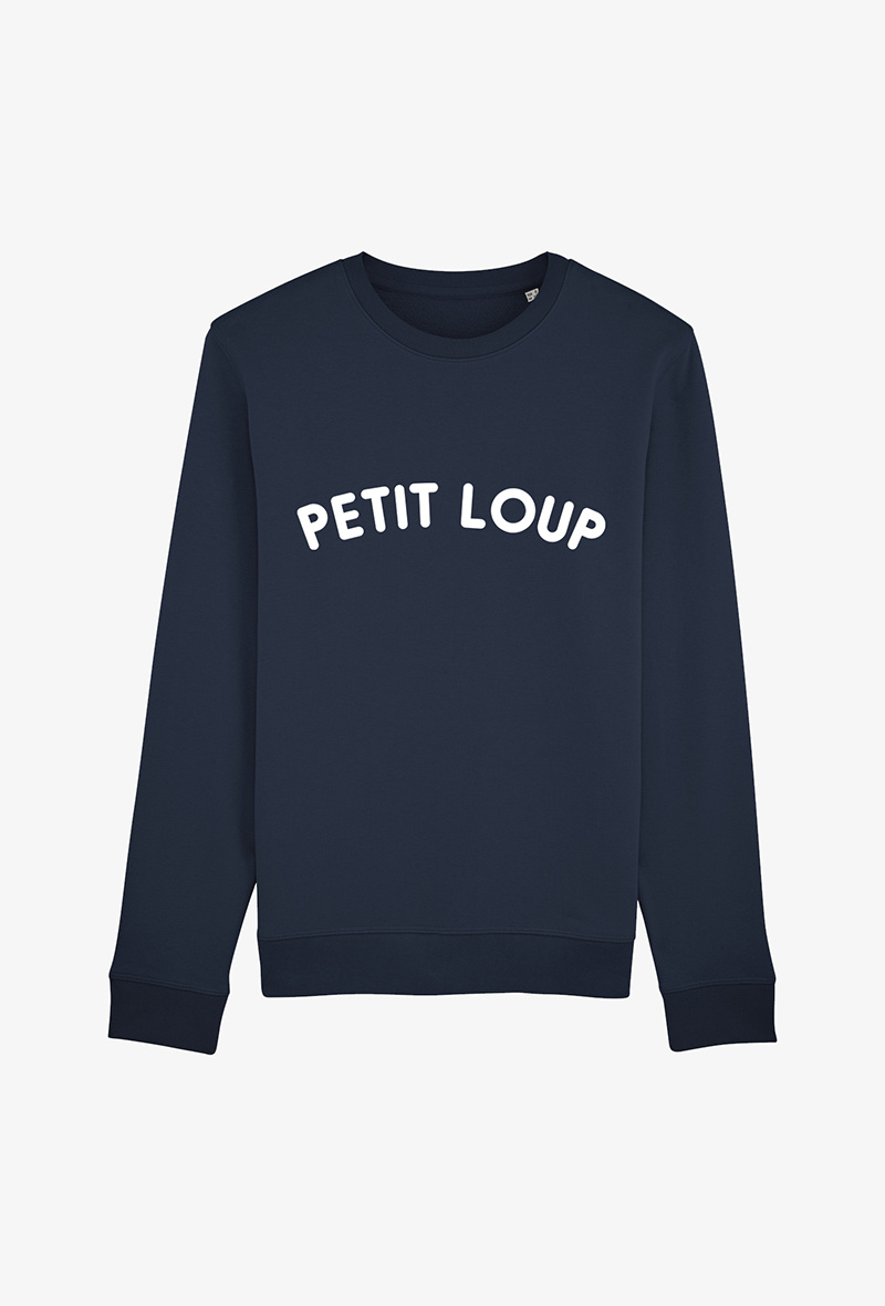 Grossiste Koloris - Sweat Marine - Petit loup