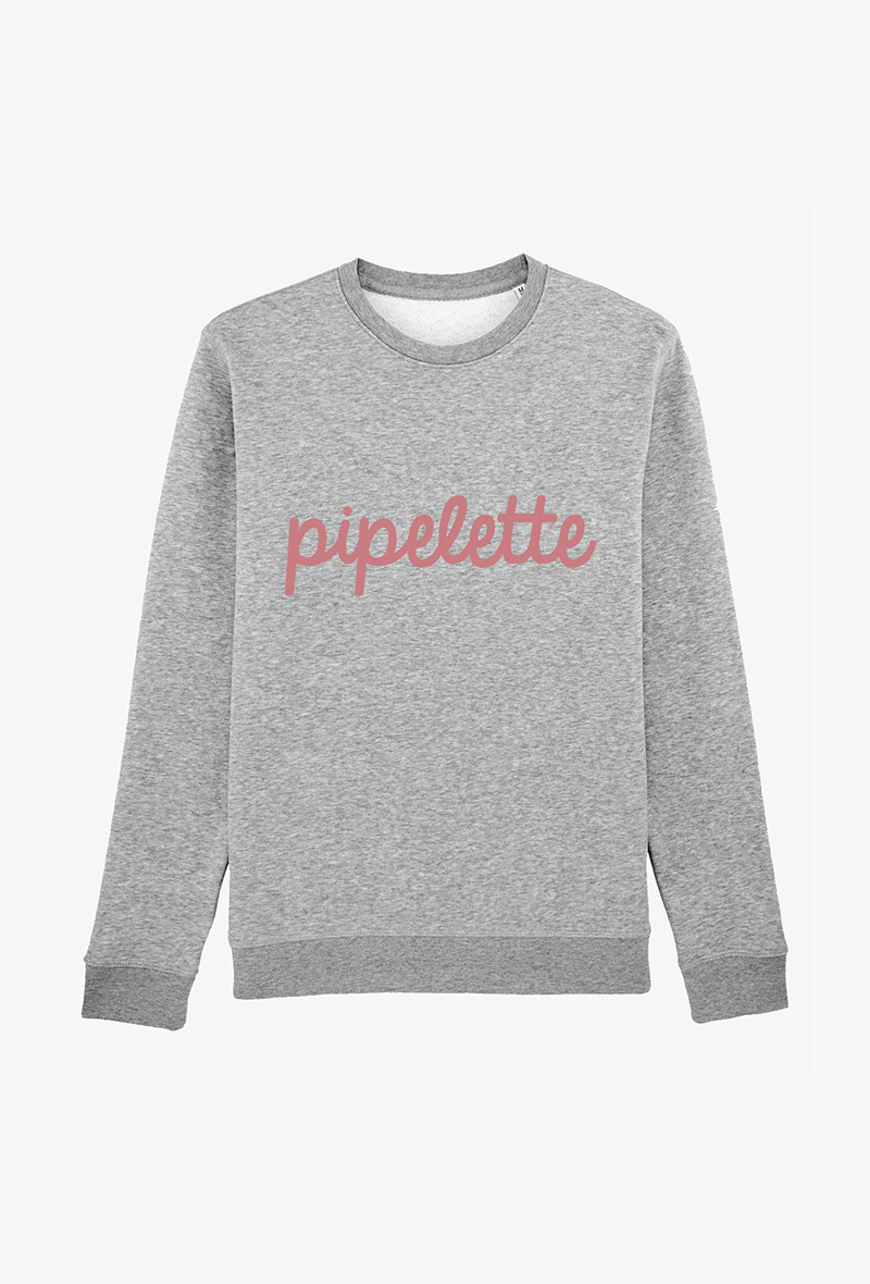 Grossiste Koloris - Sweat Gris - Pipelette