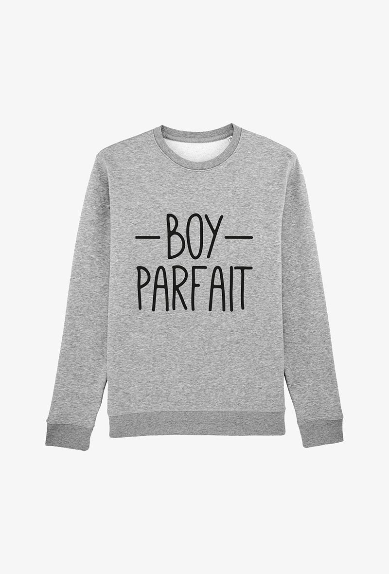 Grossiste Koloris - Sweat Gris - Boy Parfait