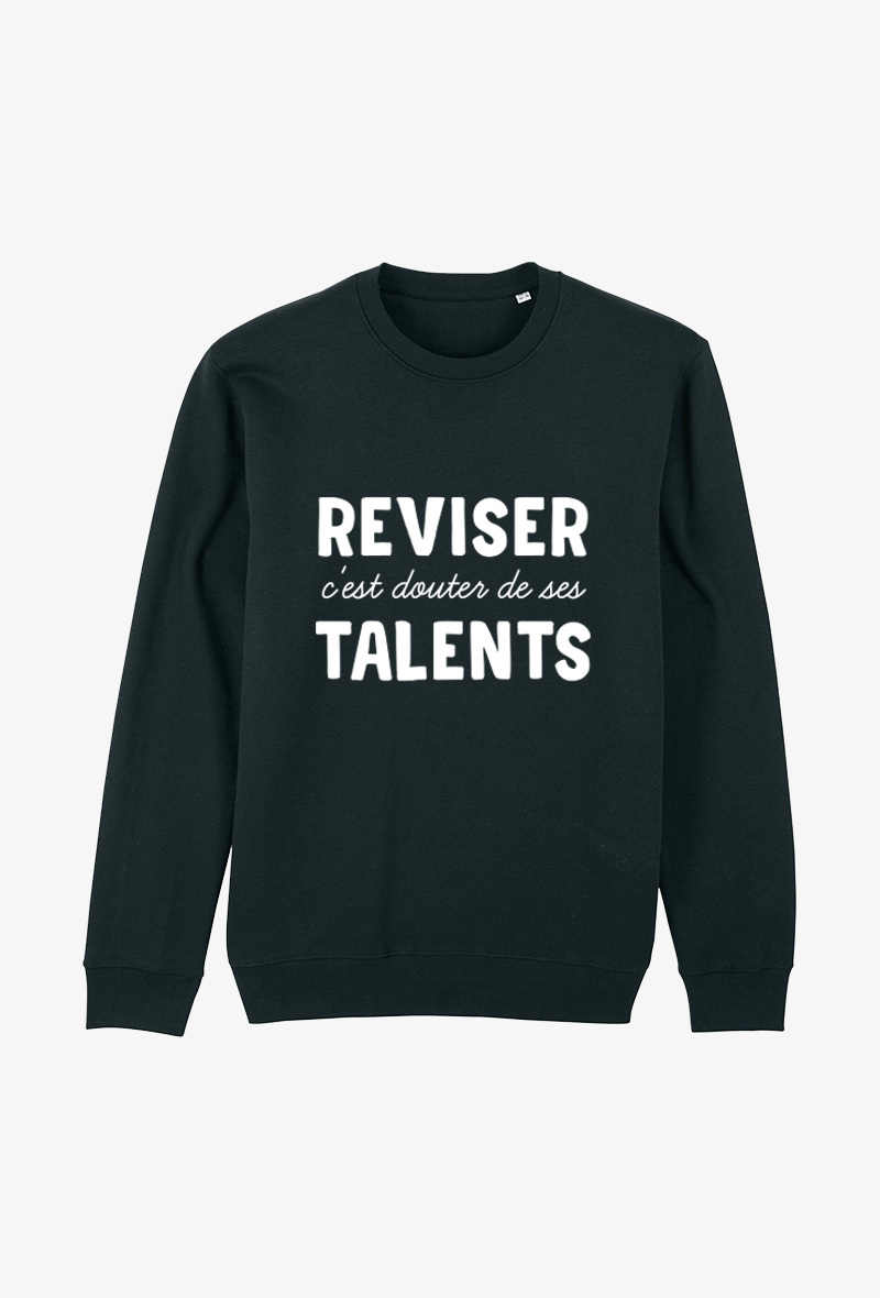 Grossiste Koloris - Sweat enfant Gris - Réviser c'est tricher