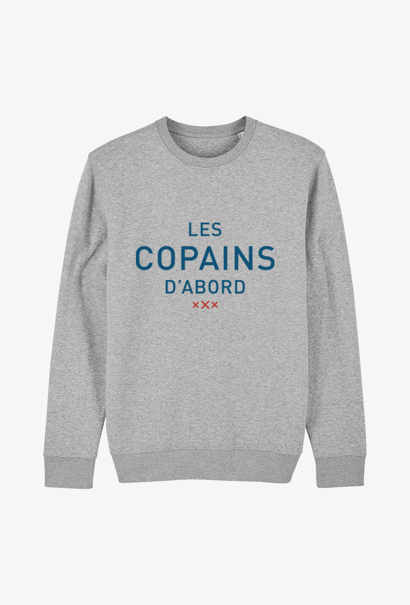 Grossiste Koloris - Sweat enfant Gris - Les copains d'abord