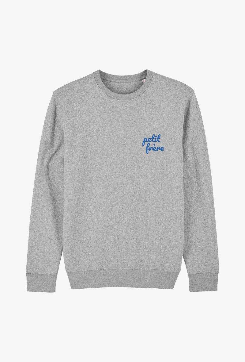 Grossiste Koloris - Sweat enfant Gris - Petit frère