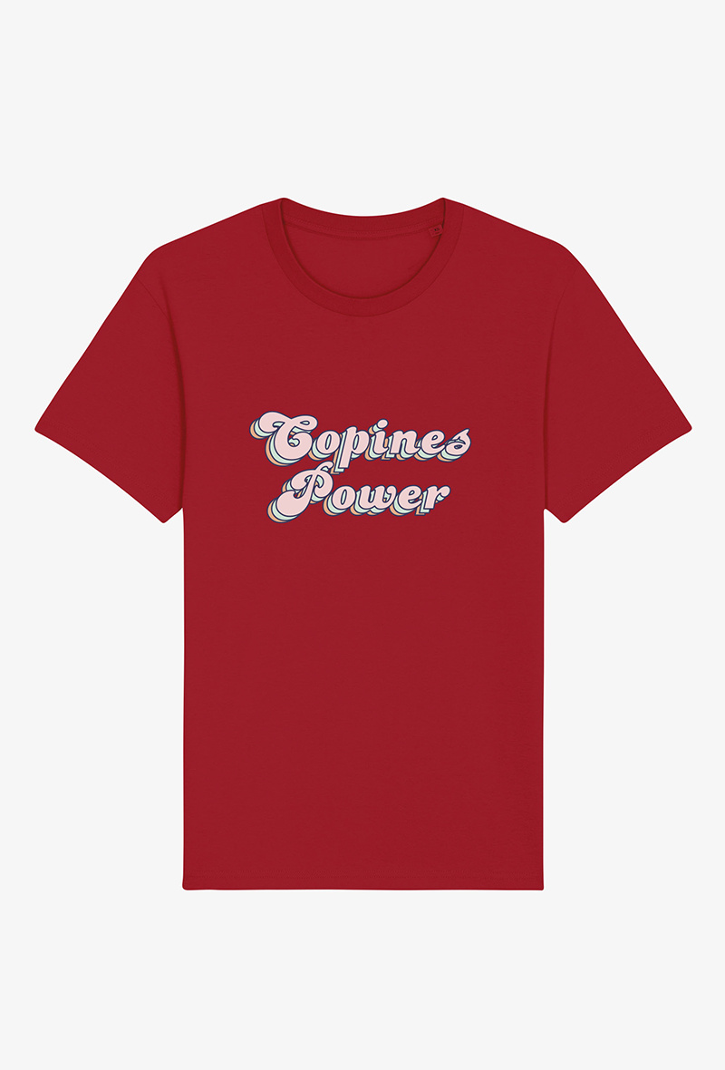 Grossiste Koloris - T-shirt enfant - Copines power vintage