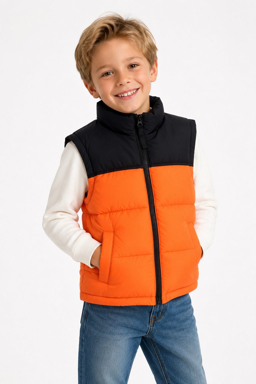 Mayorista KYMAXX - Chaleco acolchado sin mangas para niños Material repelente al agua