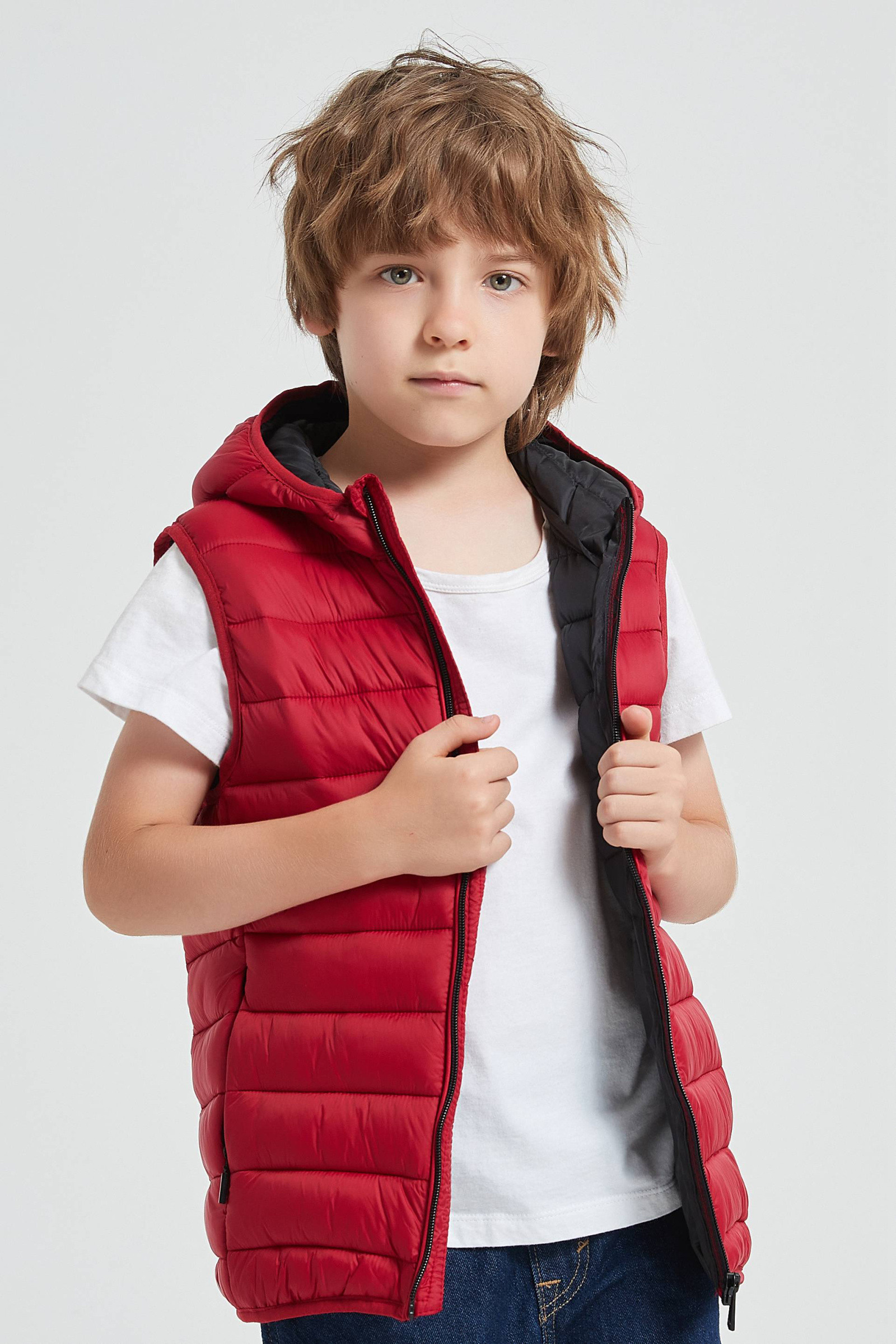 Wholesaler KYMAXX - Mid-season light sleeveless down jacket