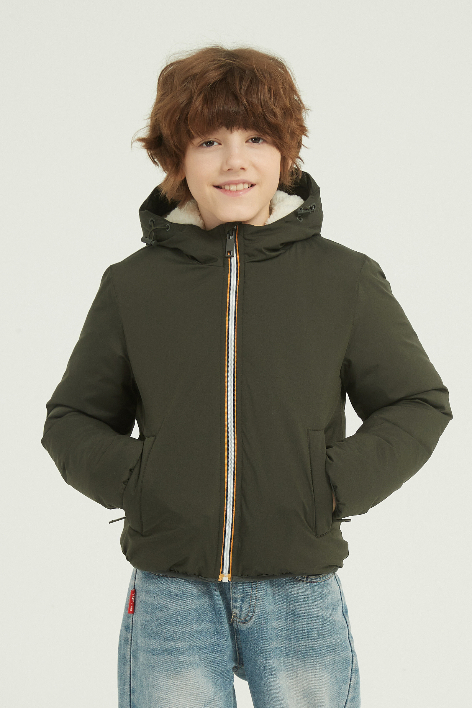 Grossiste KYMAXX - Blouson à capuche pour enfant