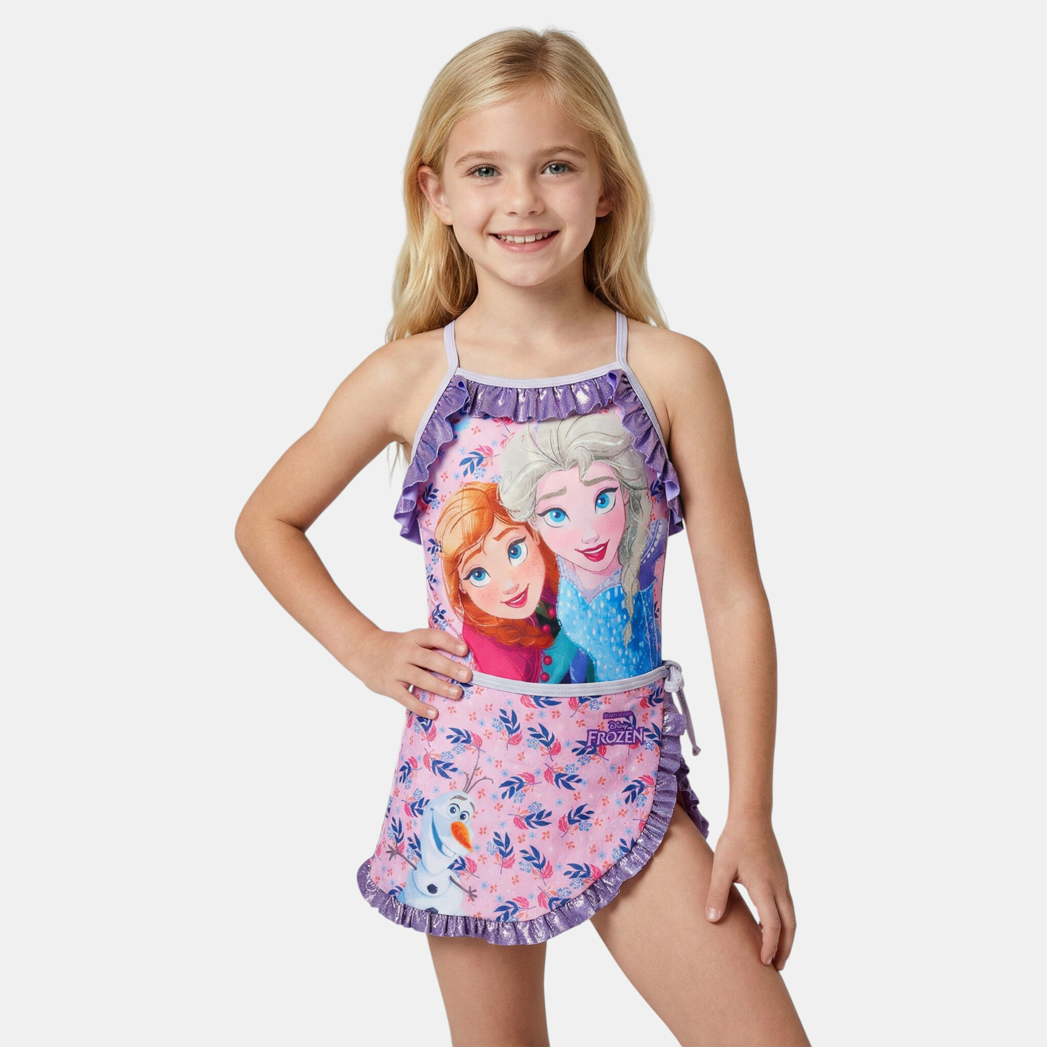 Grossiste La Reine des Neiges - Maillot de bain La Reine des Neiges Fille