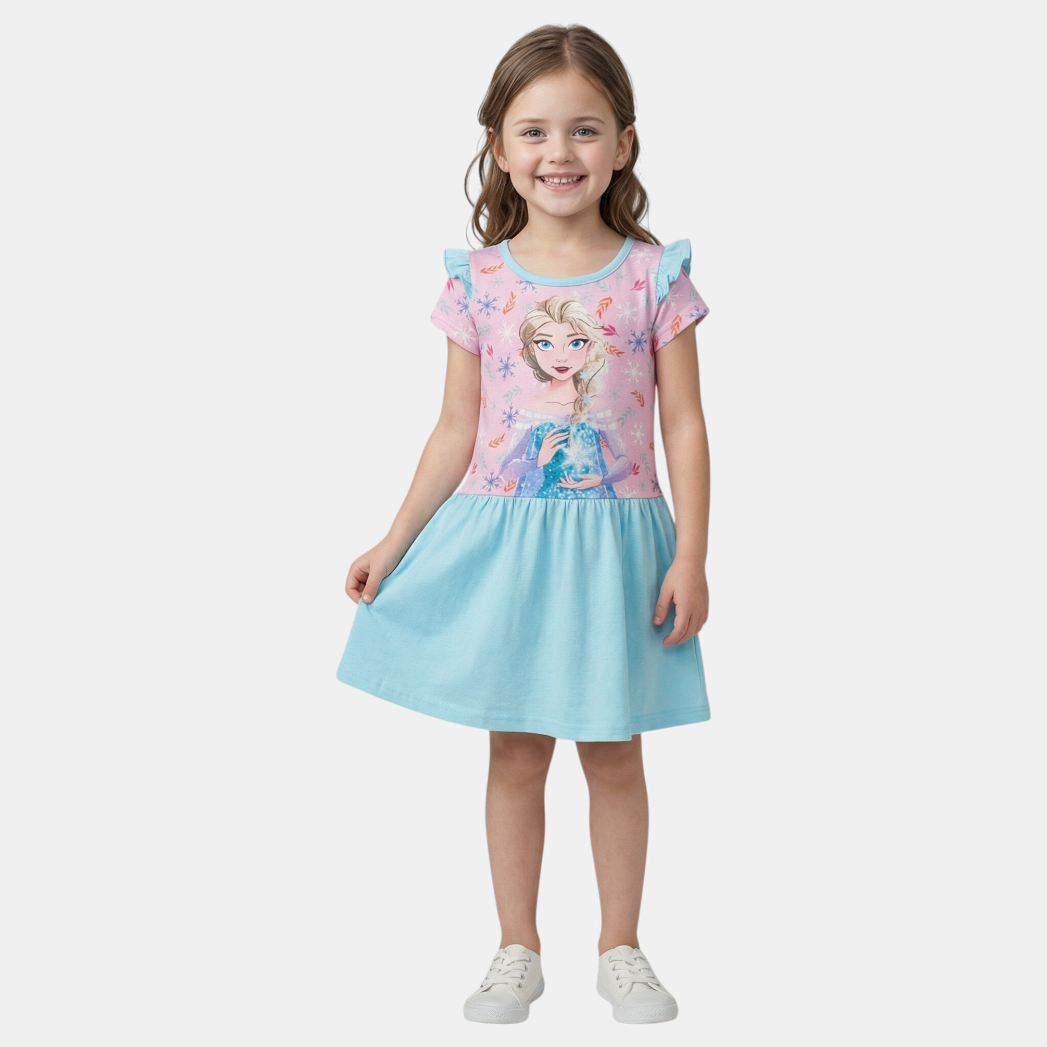 Grossiste La Reine des Neiges - Robe La Reine des neiges Fille