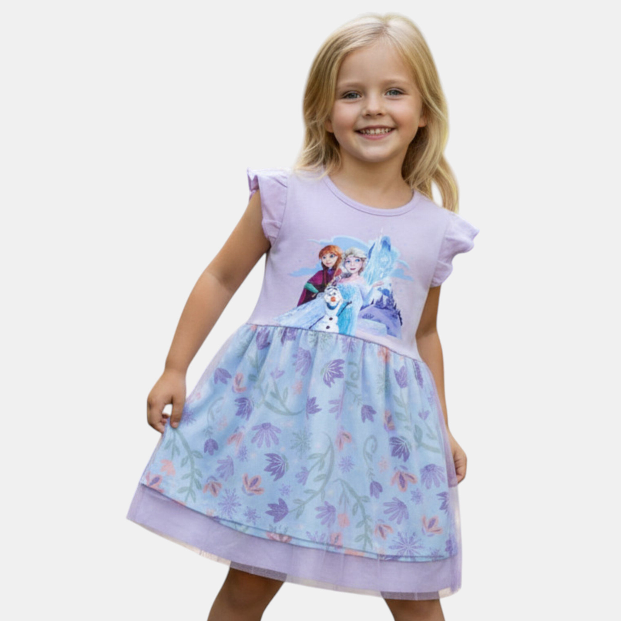 Grossiste La Reine des Neiges - Robe La Reine des neiges Fille