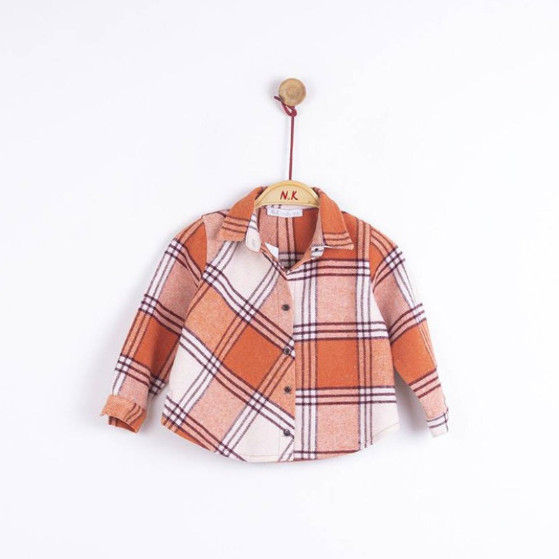 Wholesaler Lara Kids - Checked shirt