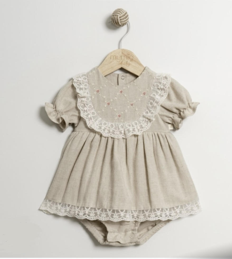 Wholesaler Lara Kids - BABY LINEN JUMPSUIT Wholesaler Lara Kids - BABY LINEN JUMPSUIT