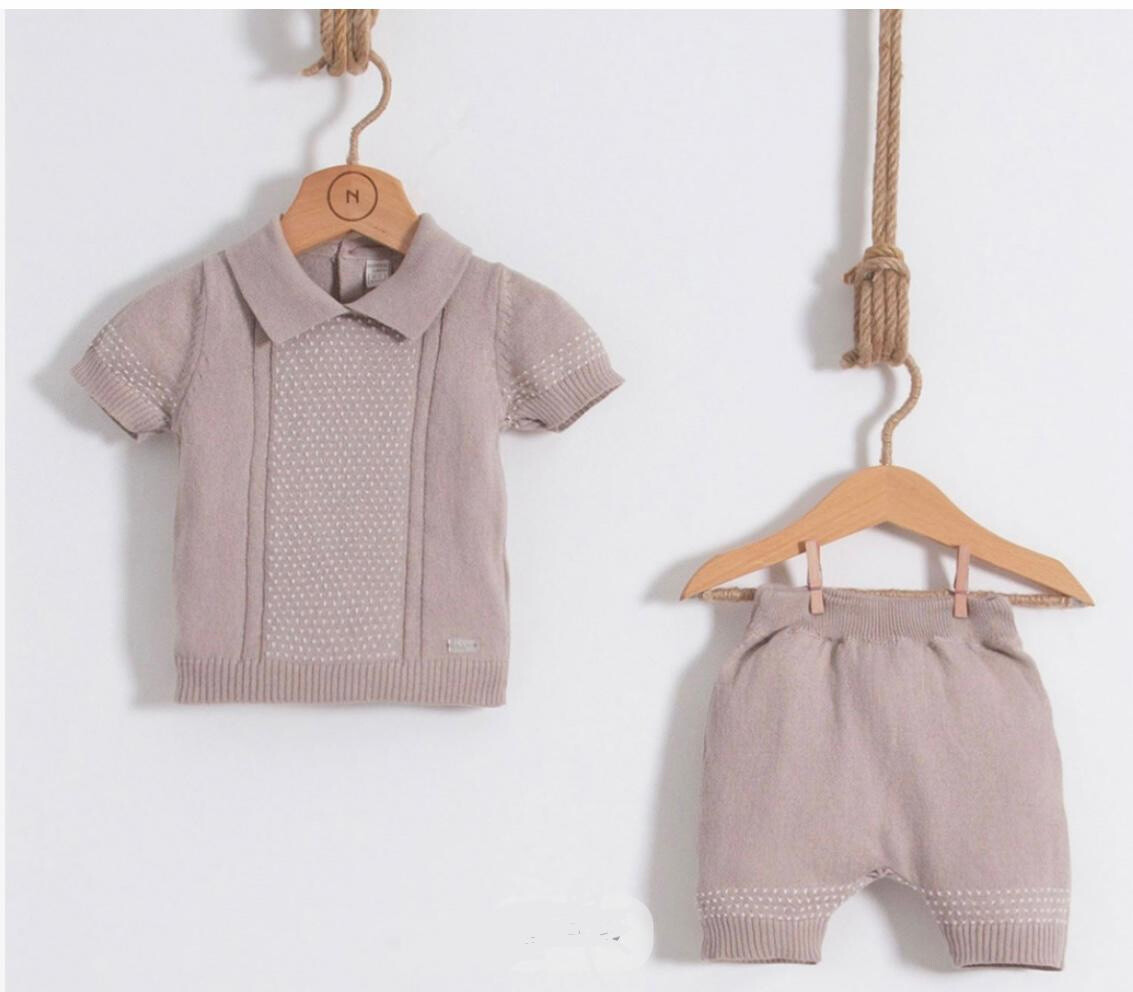 Großhändler Lara Kids - Baumwollpolo -Set