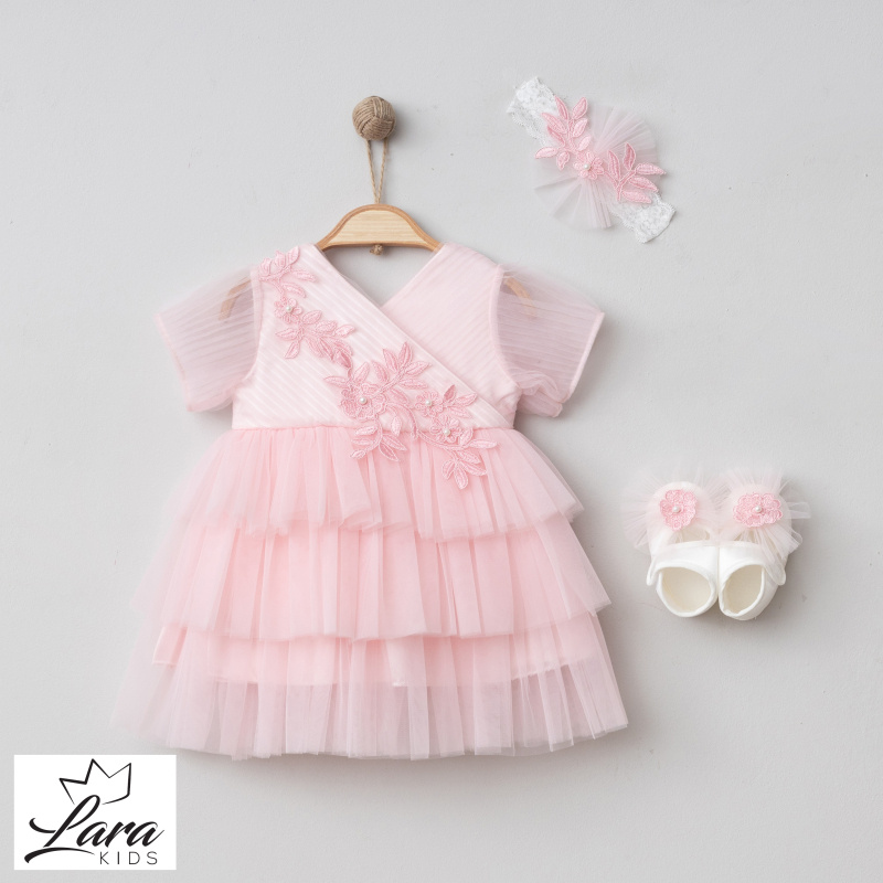 Grossiste Lara Kids - Ensemble robe bébé