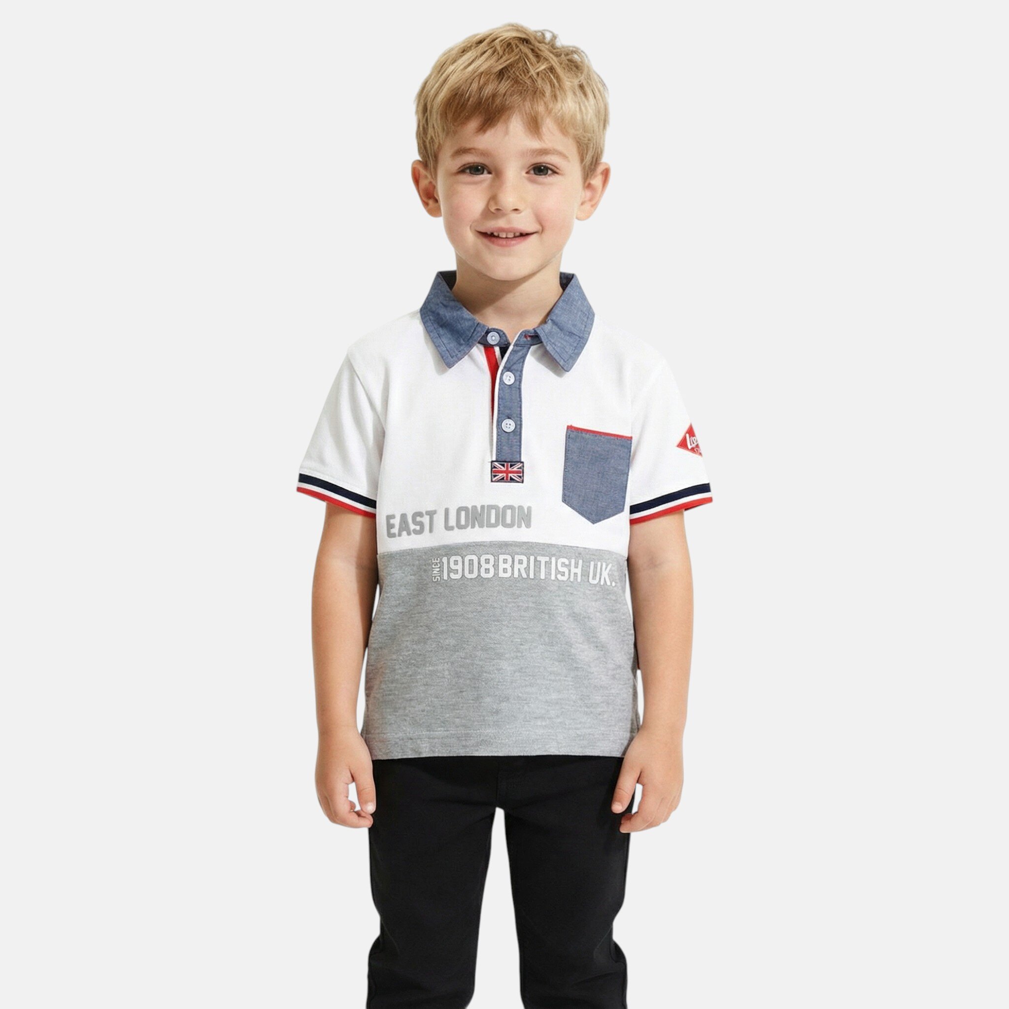 Grossiste Lee Cooper - Polo manches courtes Lee Cooper Garçon