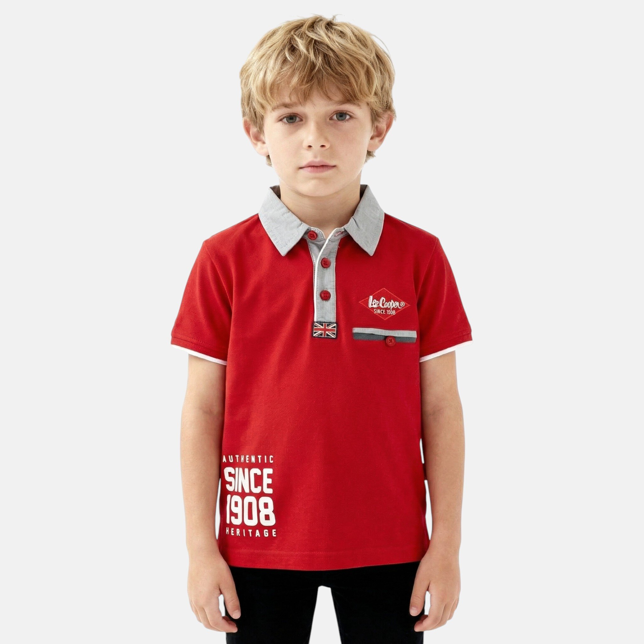 Grossiste Lee Cooper - Polo manches courtes Lee Cooper Garçon
