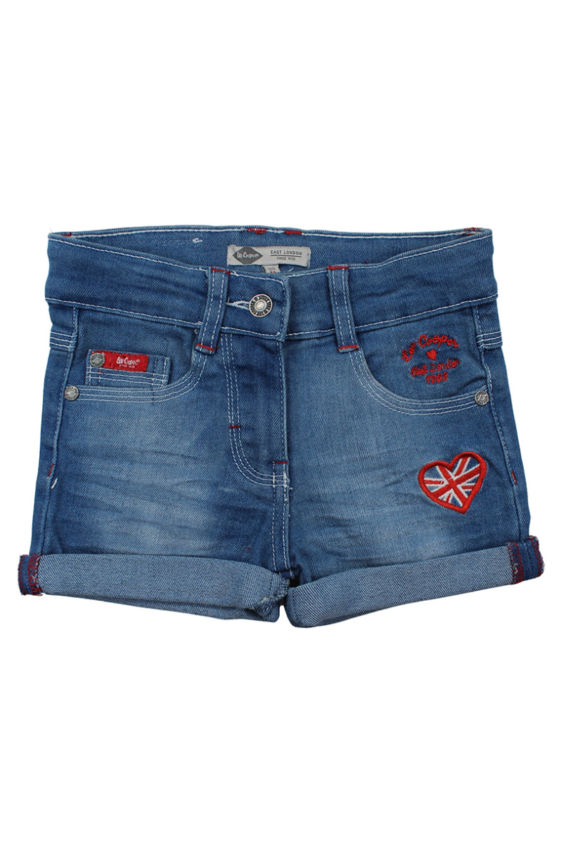 Pantaloni corti Lee Cooper per bambina - Blu - 1 - formato grande