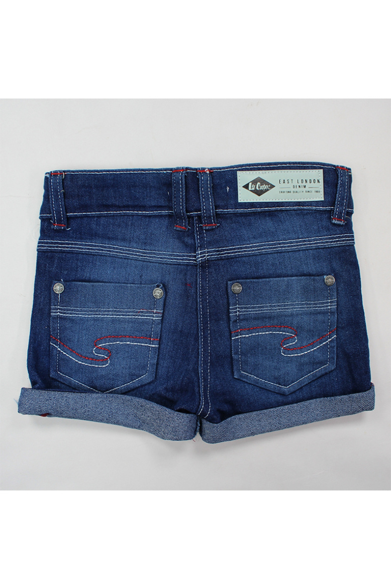 Pantaloni corti Lee Cooper per bambina - Blu Marino - 4 - formato grande