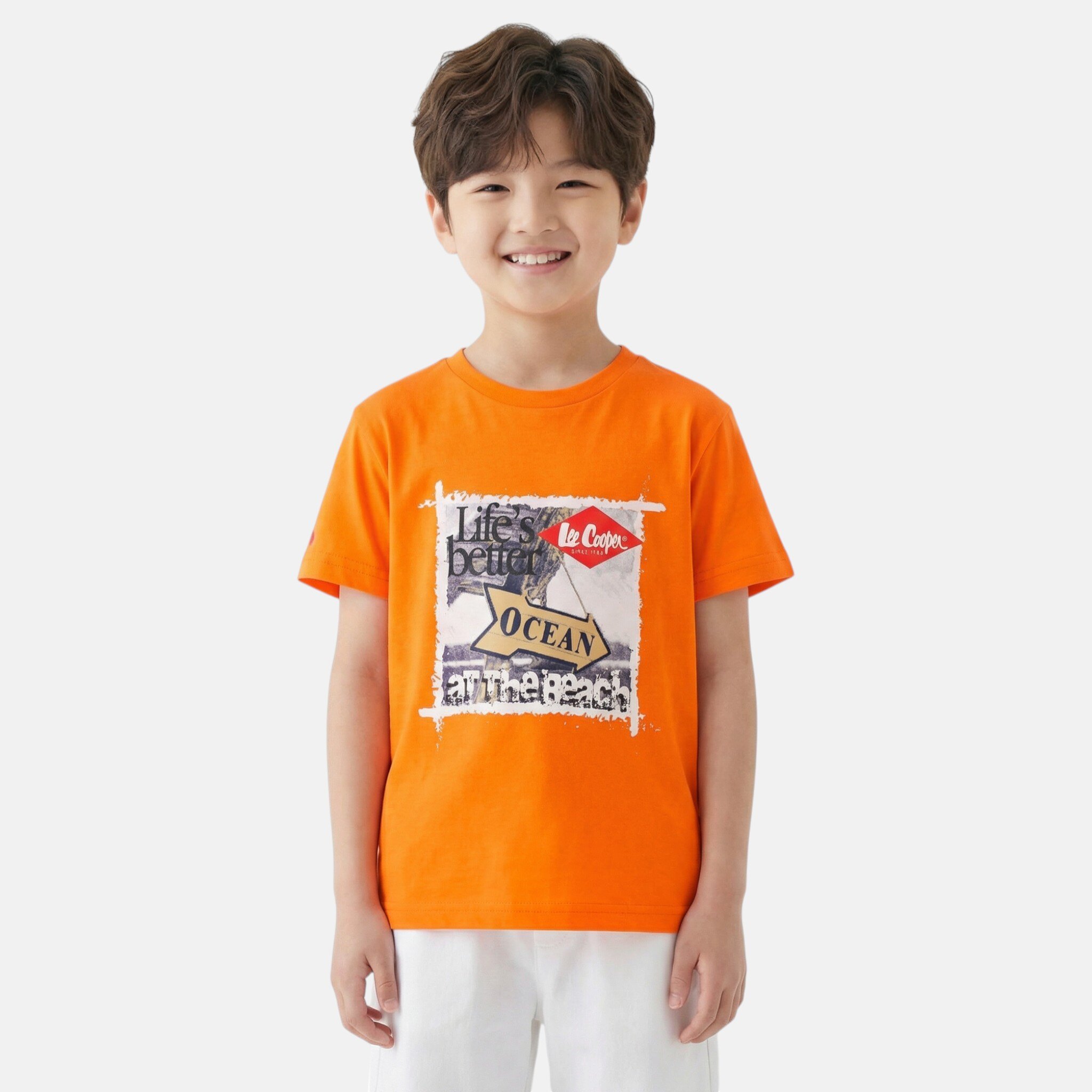 Großhändler Lee Cooper - Lee Cooper Jungen T-Shirt mit kurzen Ärmeln