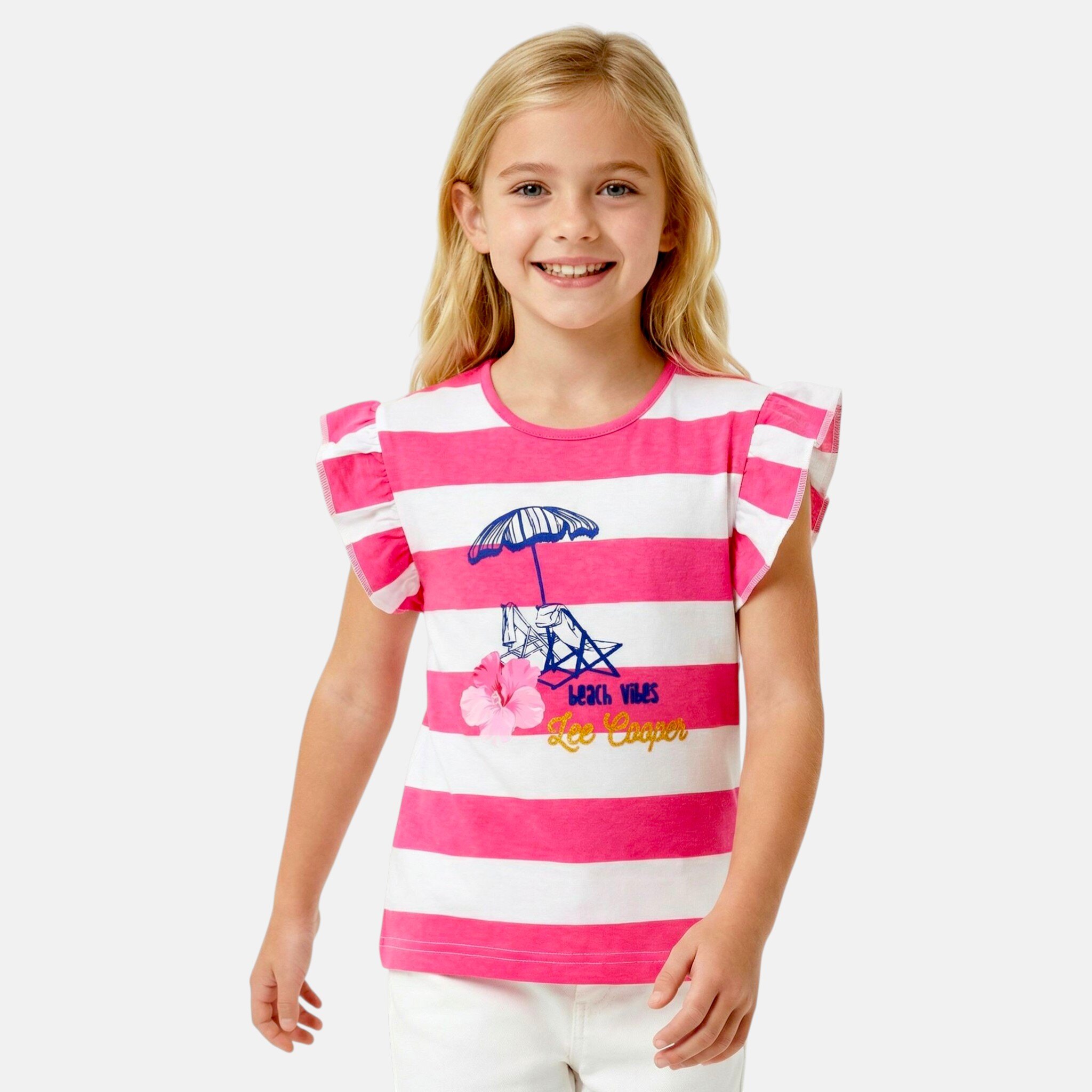 Grossiste Lee Cooper - T-shirt manches courtes Lee Cooper Fille