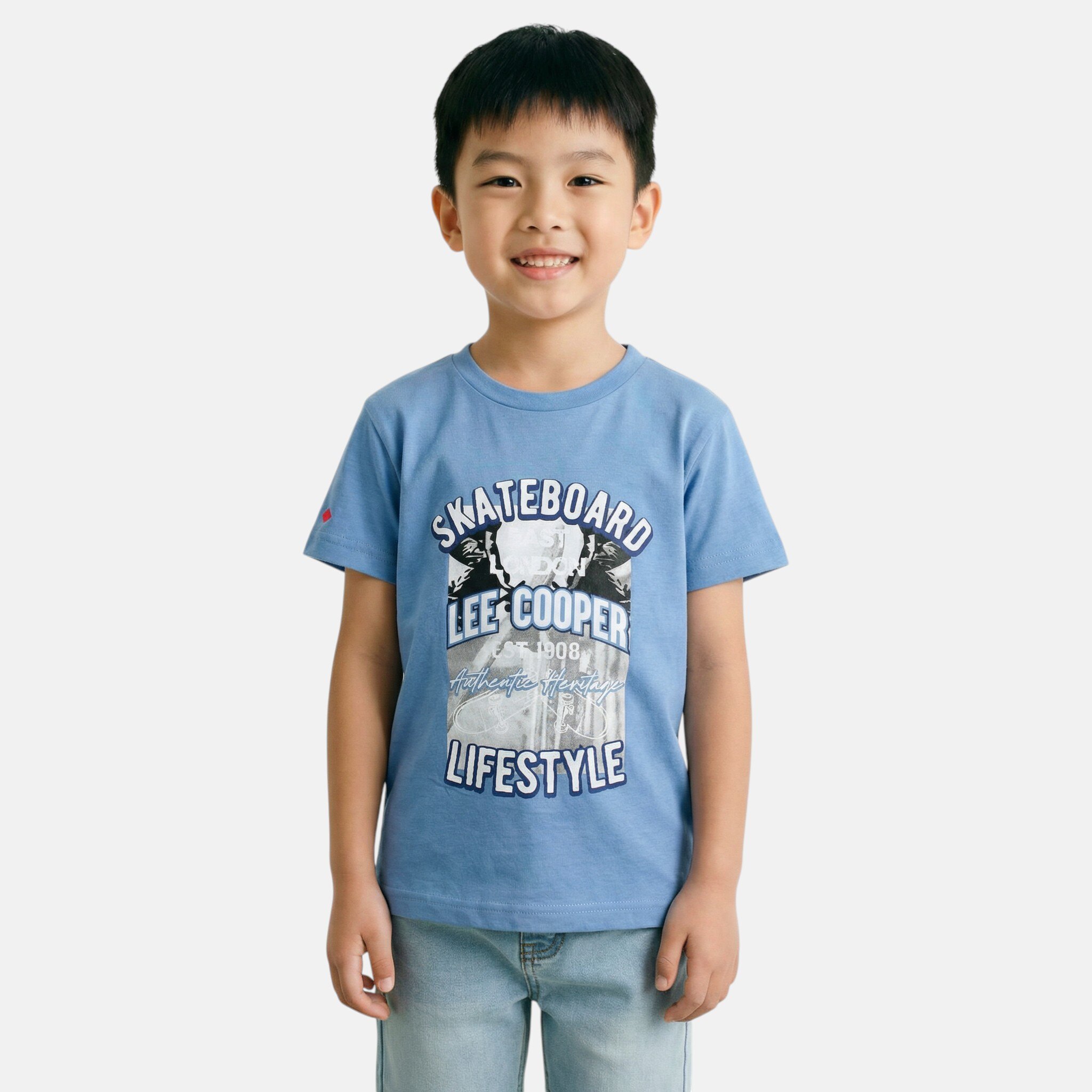 Großhändler Lee Cooper - Lee Cooper Jungen T-Shirt mit kurzen Ärmeln