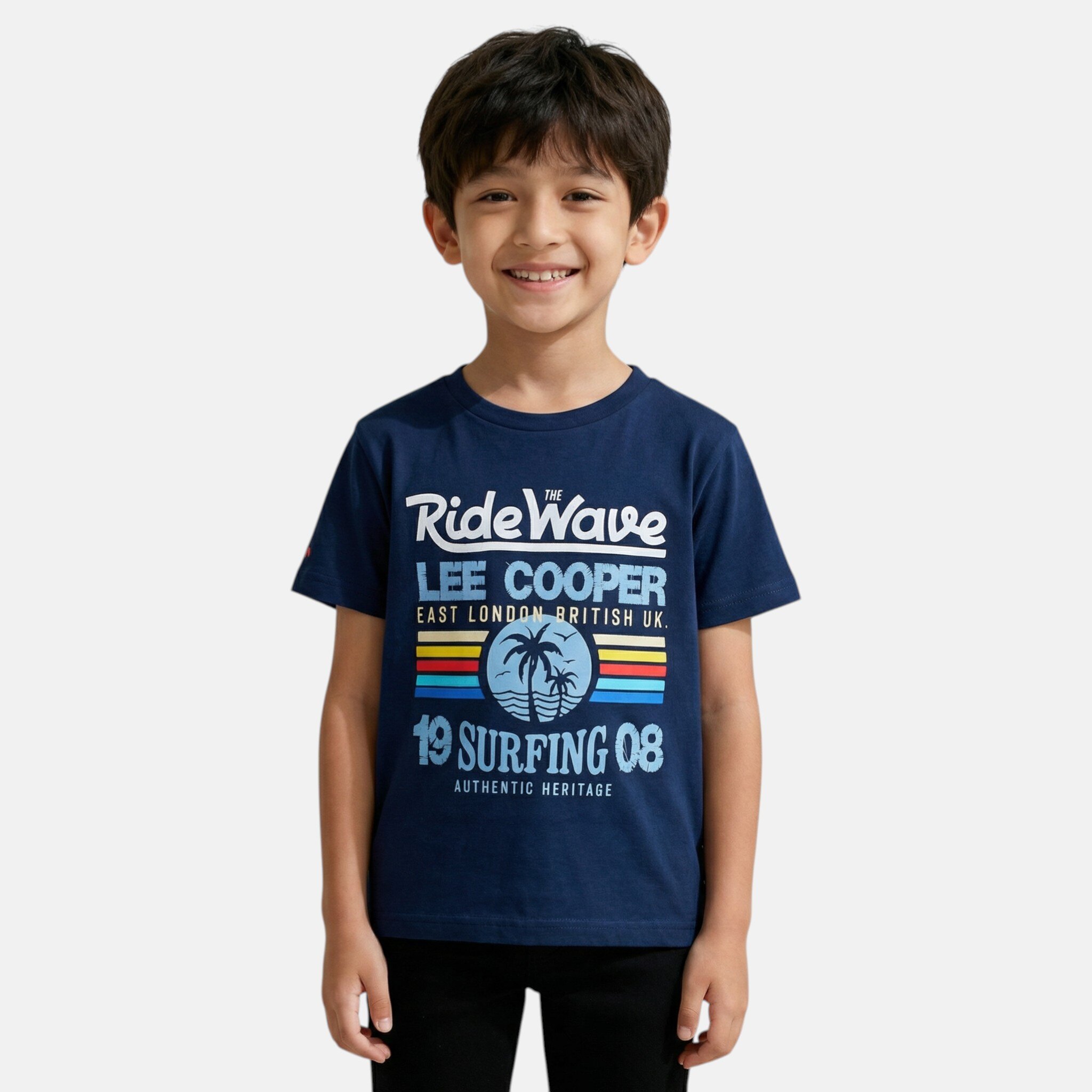 Großhändler Lee Cooper - Lee Cooper Jungen T-Shirt mit kurzen Ärmeln