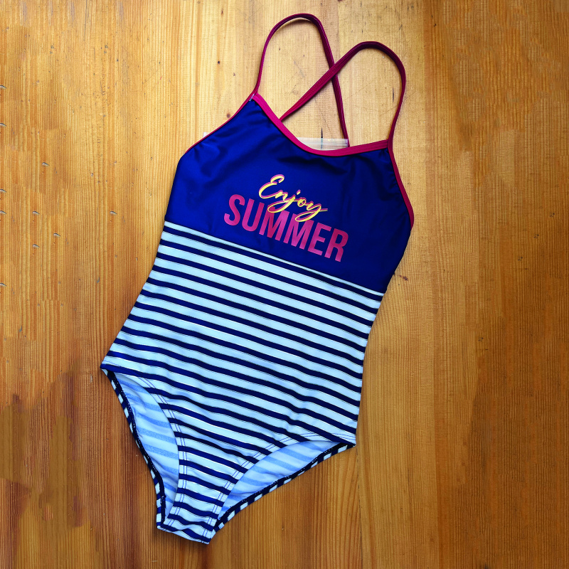 Wholesaler LEMON BAY by France Denim - Striped Pattern 1-Piece Swimsuit