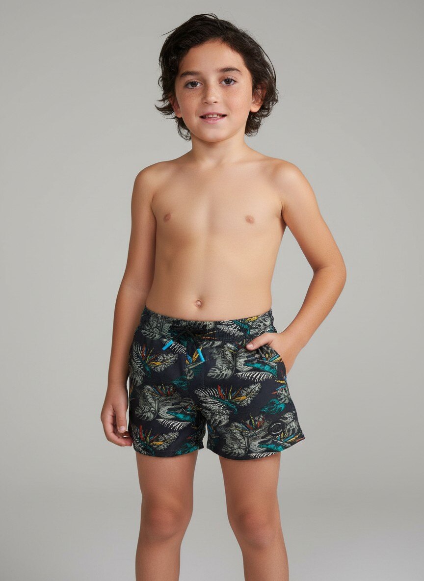 Mayorista LEMON BAY by France Denim - Bañador tipo bóxer elástico con estampado exótico