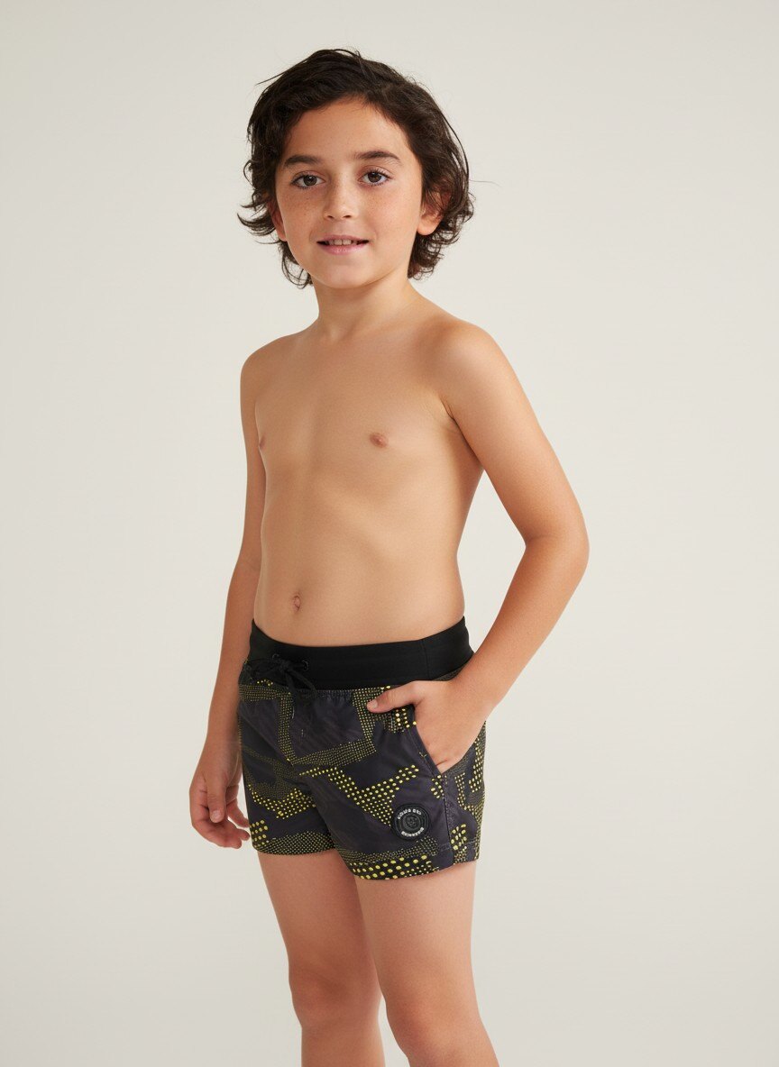 Mayorista LEMON BAY by France Denim - Boxer elástico con estampado camuflaje integral