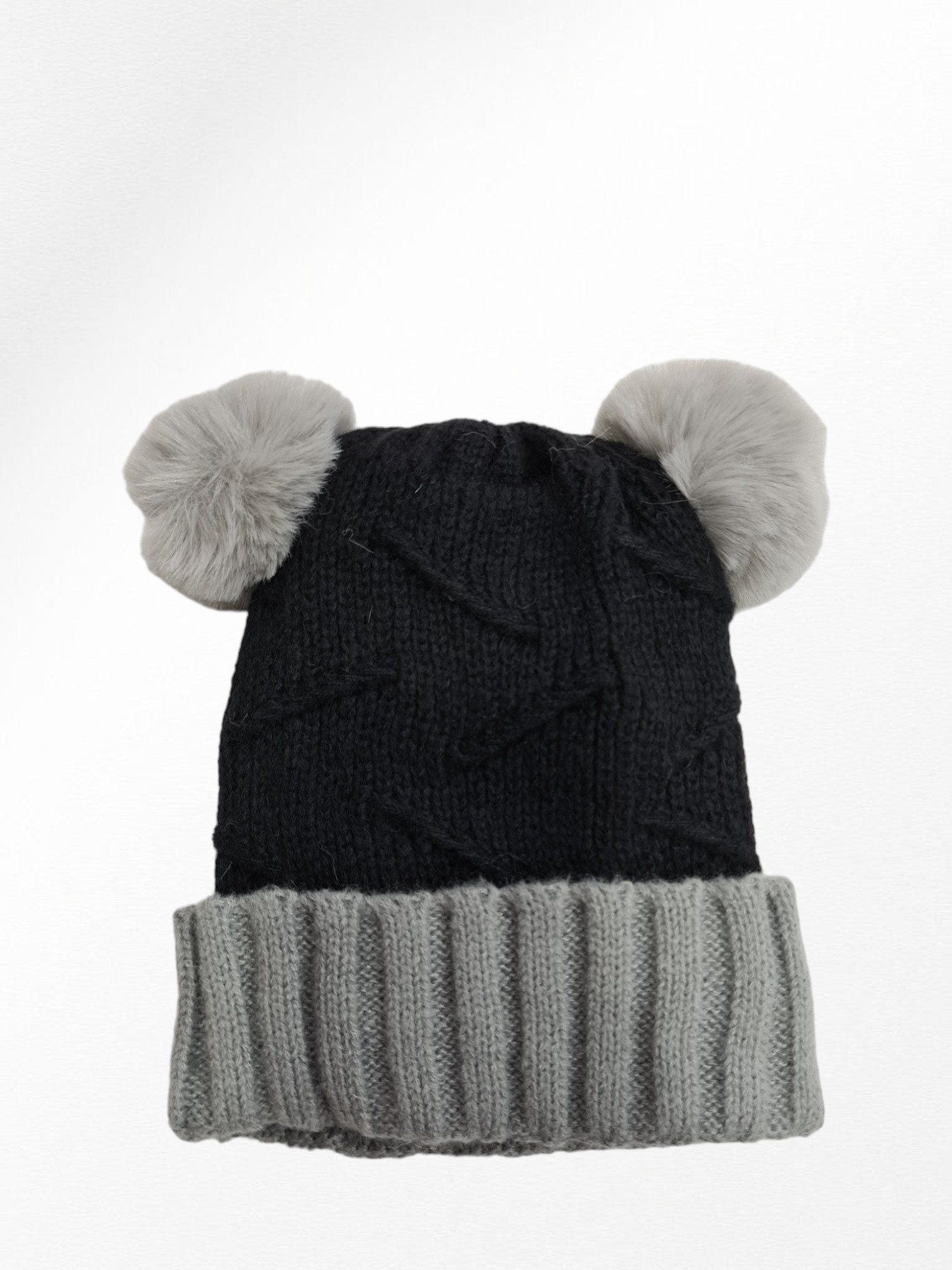 Grossiste LEXA PLUS - Bonnet enfant double pompon