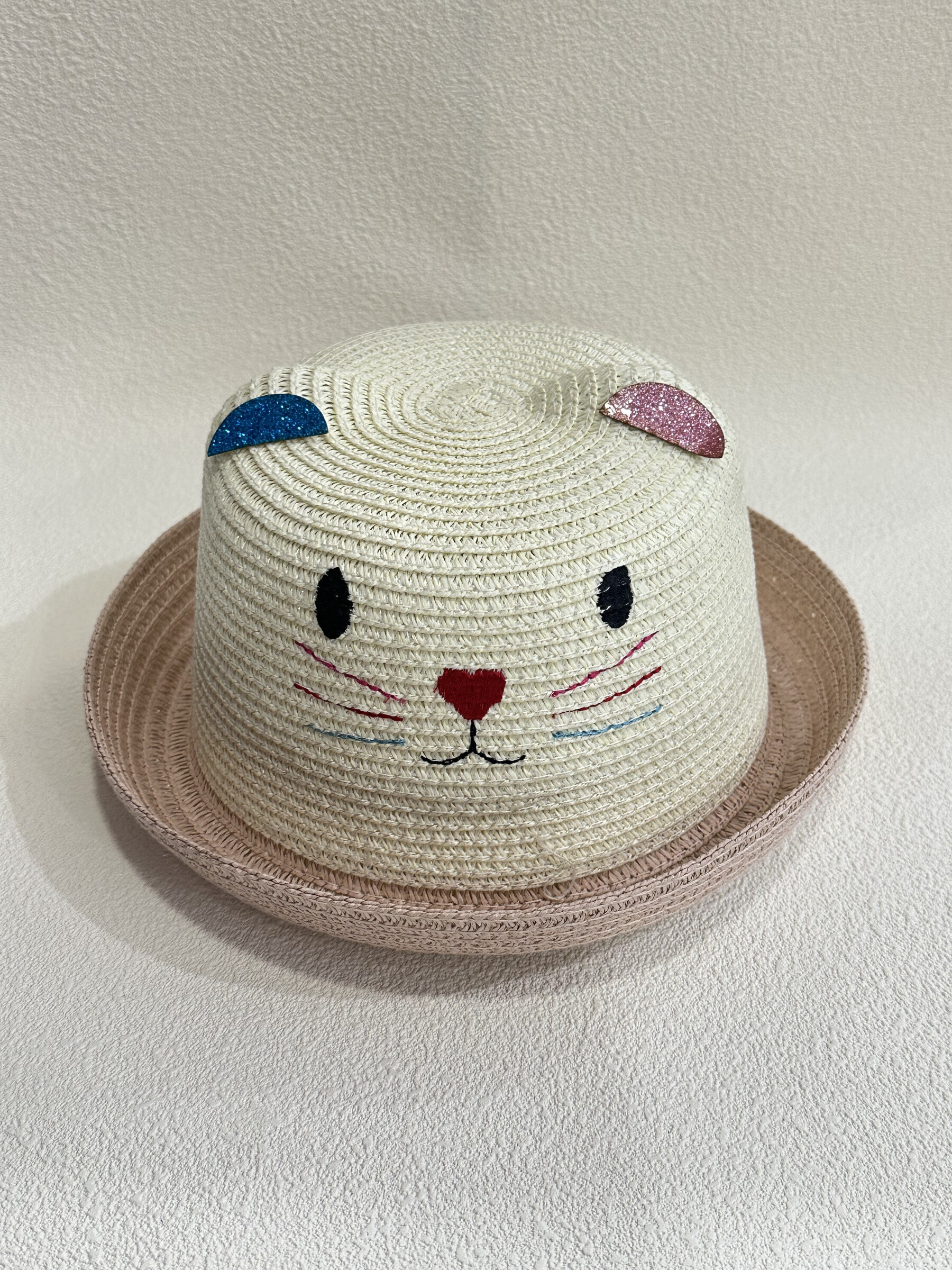 Runde "Katze" Hut - Alte Rose - 1 - Großformat