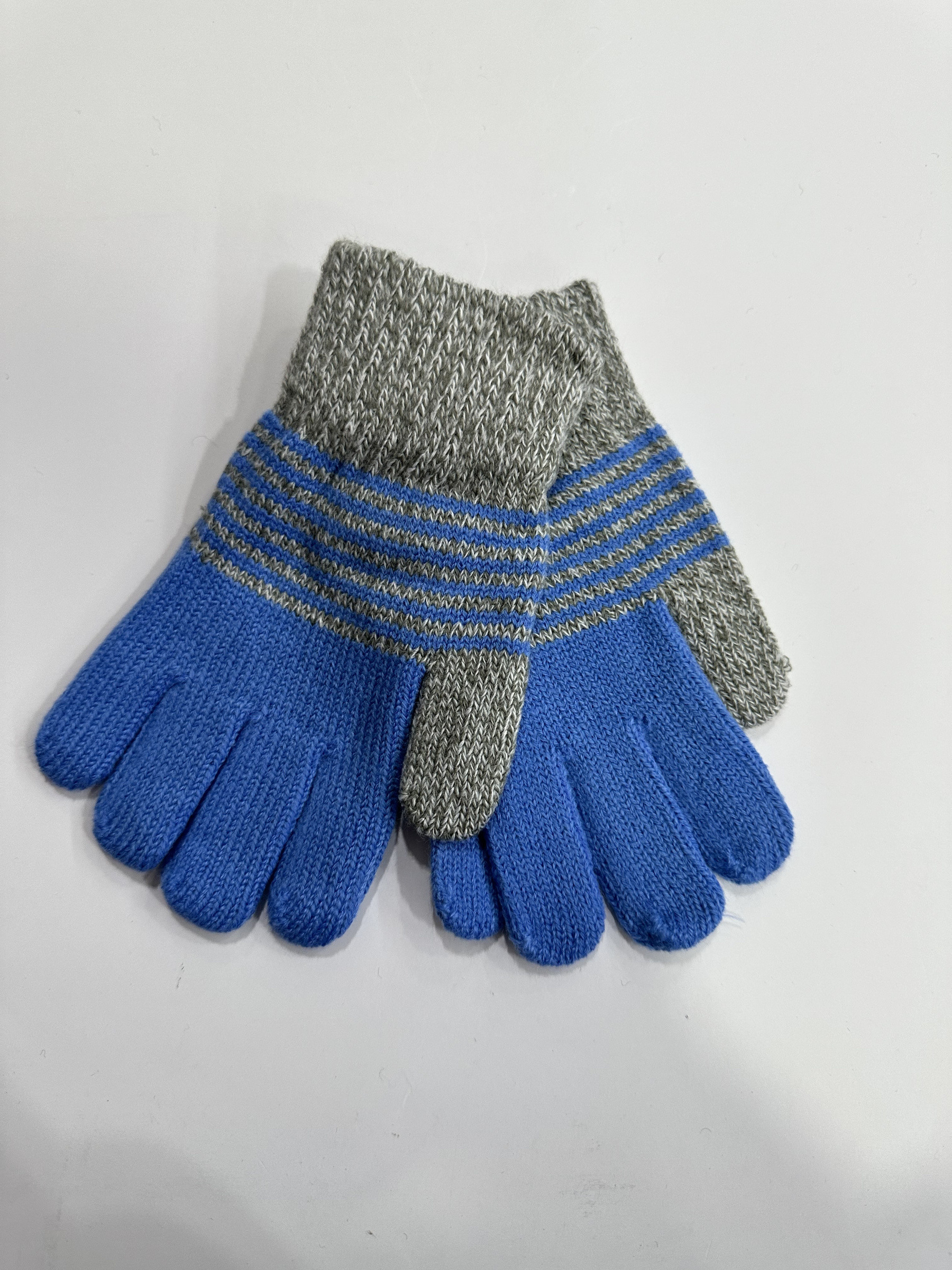 Grossiste LEXA PLUS - Gant enfant rayé doublé