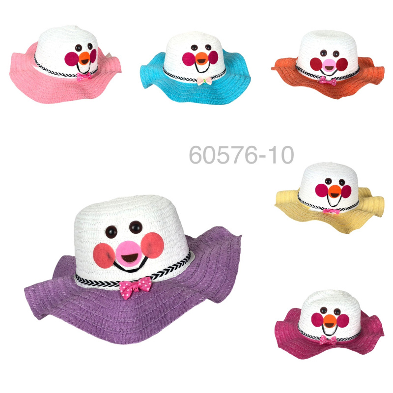 Grossista Lidy's - Cappello per bambini con bordo colorato e faccia da clown