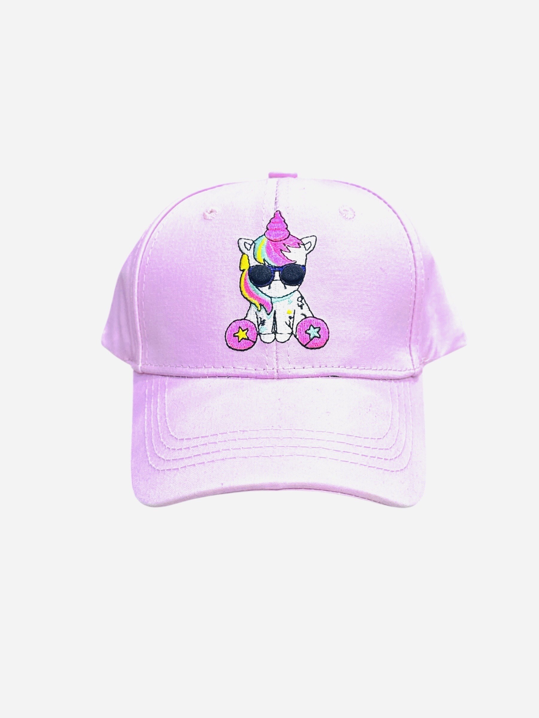 Grossiste Lili à la plage - Casquette licorne rose clair enfant