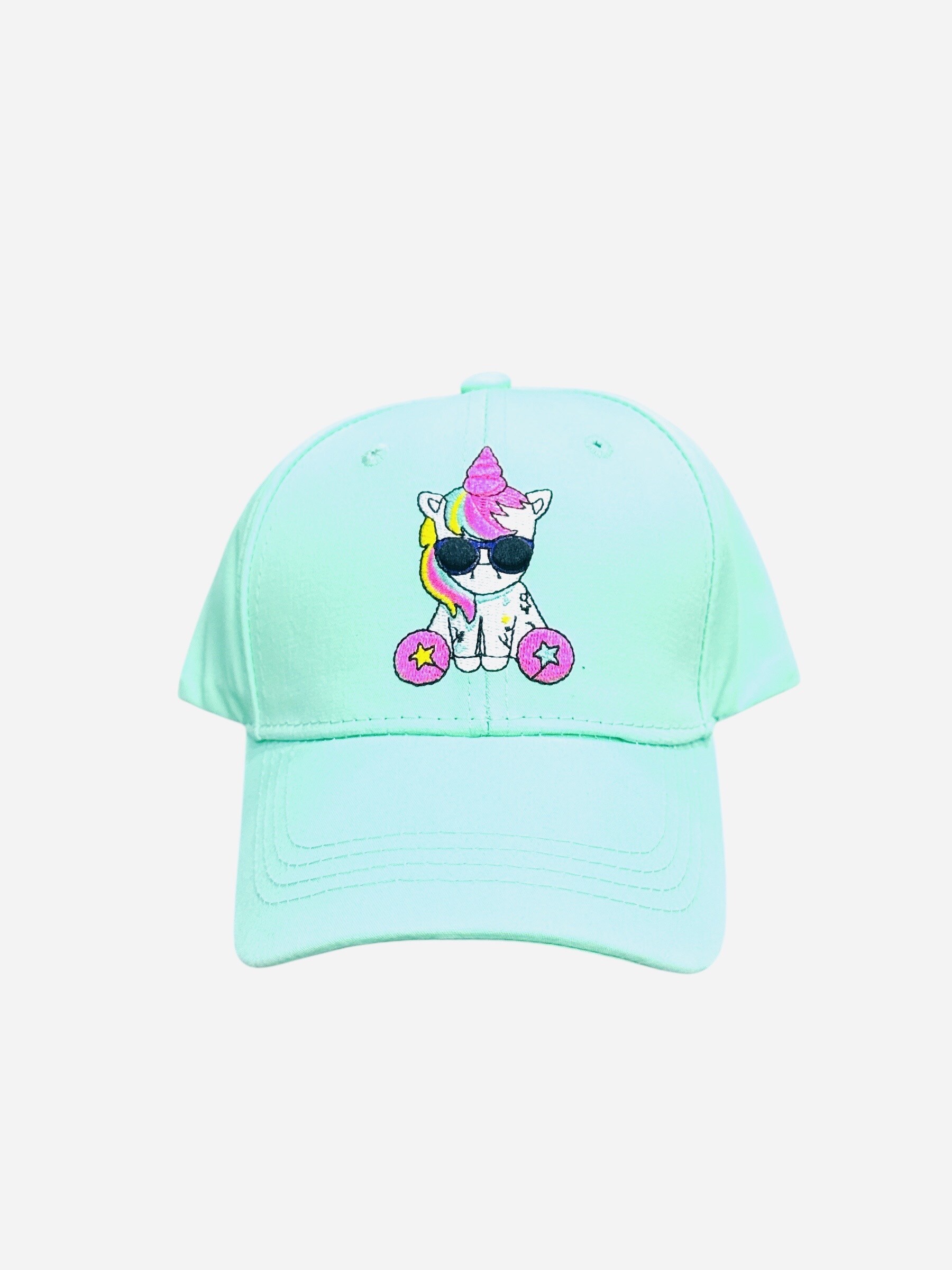 Grossiste Lili à la plage - Casquette licorne bleu turquoise