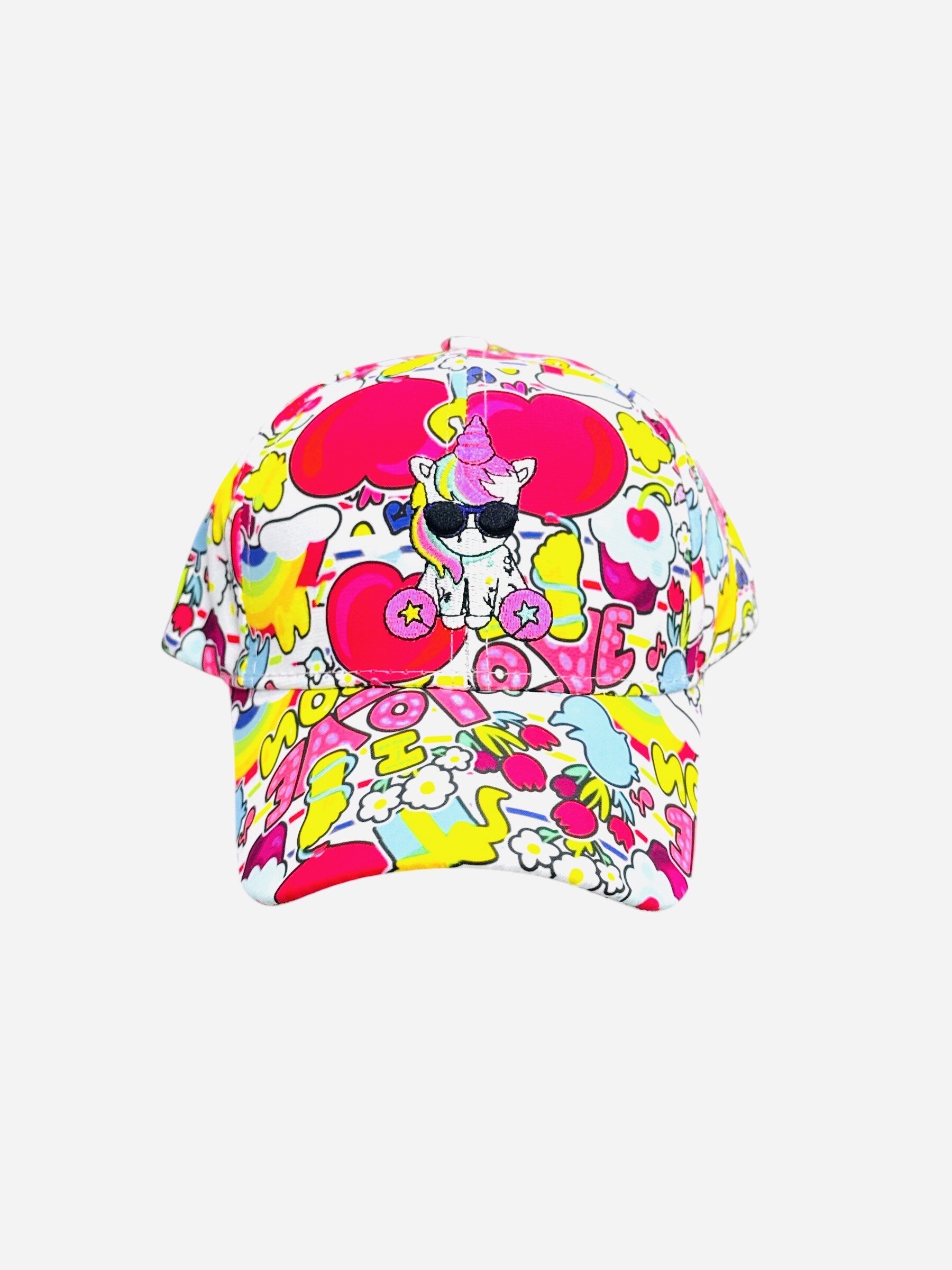 Grossiste Lili à la plage - Casquette licorne graffiti enfant